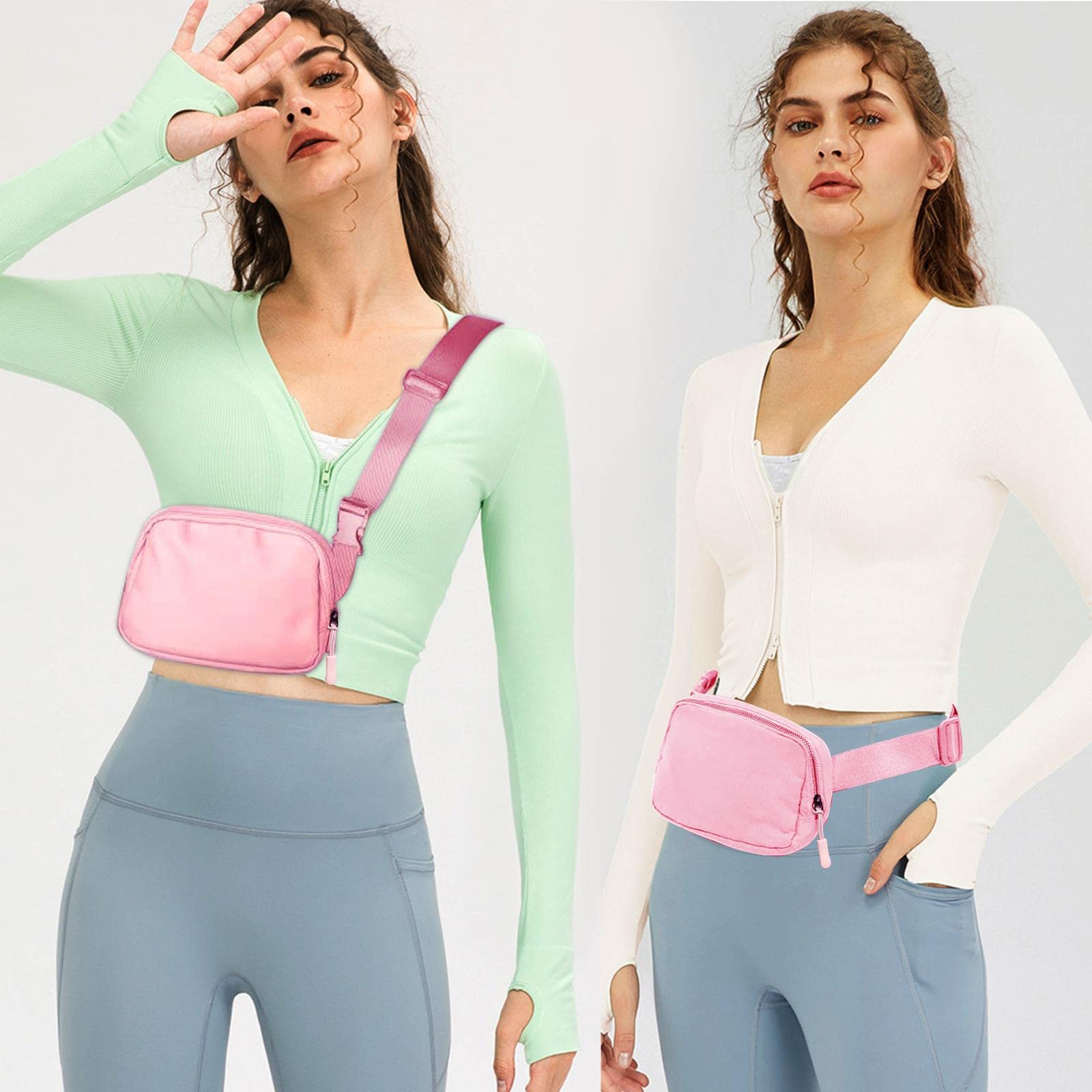 Amazerbst Belt Bag, Fanny Pack, Everywhere Belt Bag,40 Inch Adjustable Strap,Belt Bag For Women And Men,Waterproof