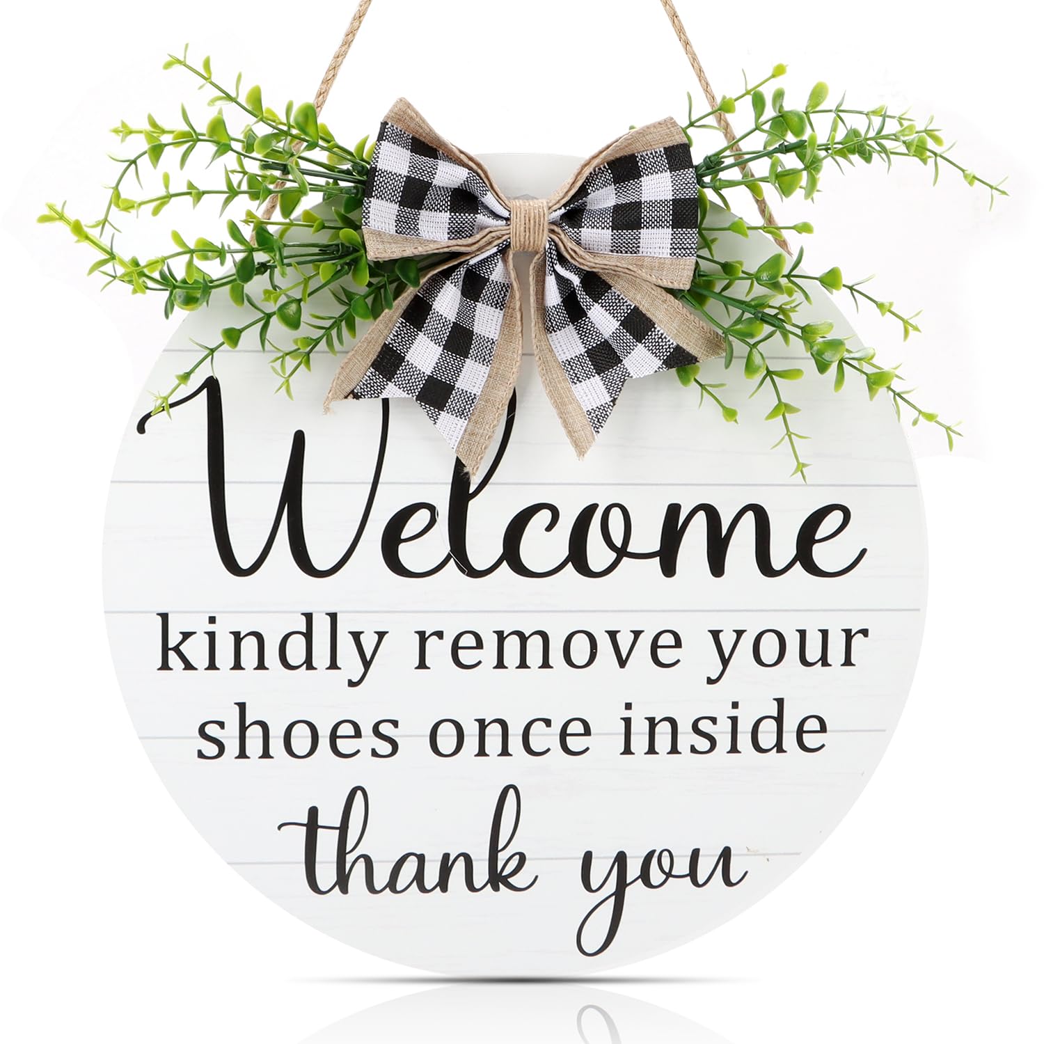 TOARTi 12x12 Please Remove Your Shoes Front Door Sign Welcome Door Sign Shoes Off Sign for Home Living Room Please Take Off Your