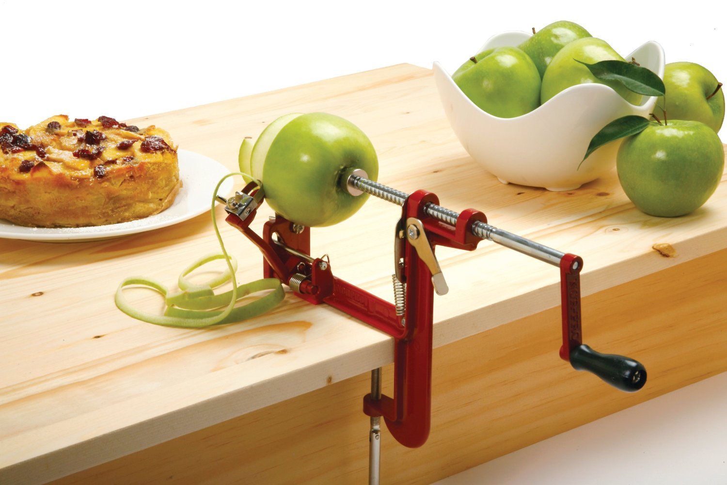PEELER/CORER W/CLAMP RED (Pack of 1)