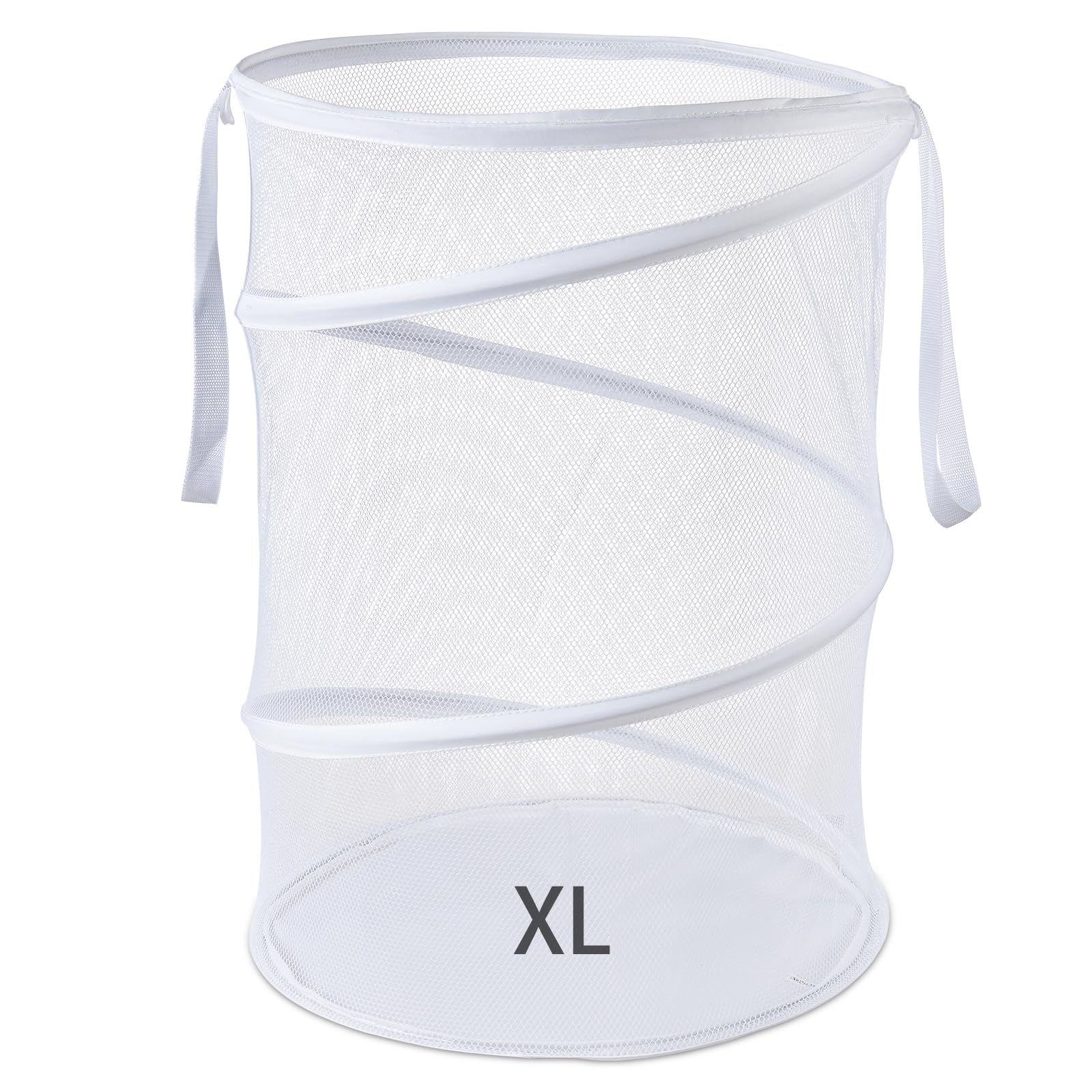 Mesh Popup Laundry Hamper 115L Collapsible Laundry Basket Extra Large Capacity Foldable Clothing Storage Basket With Handles No