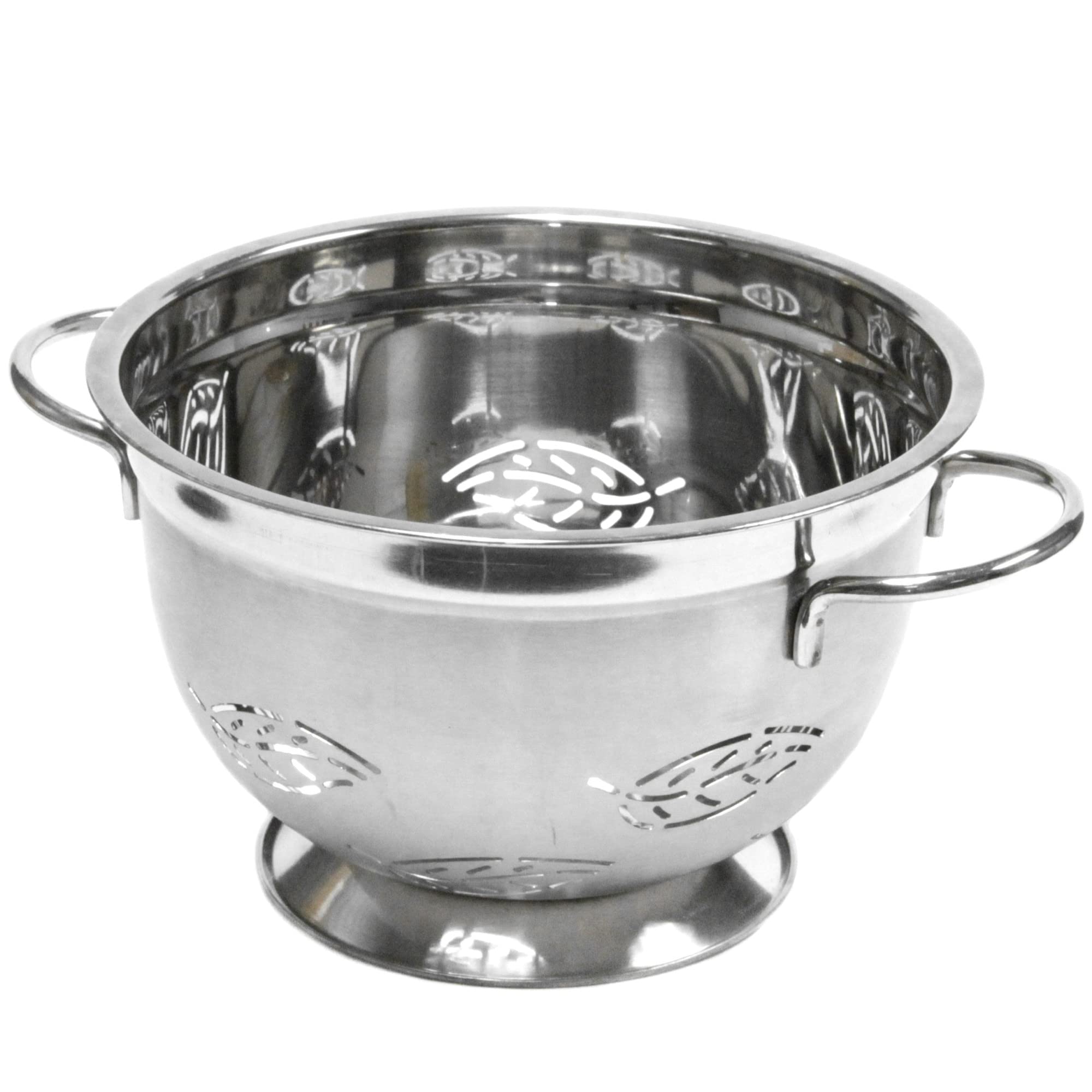 Chef Craft Select Leaf Colander, 5 Quart, Stainless Steel