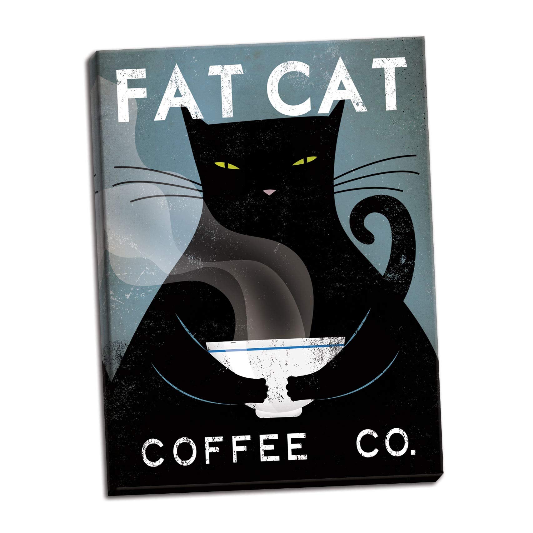 Picture Peddler Fat Cat Coffee Co By Ryan Fowler; One 11X14In Hand-Stretched Canvas