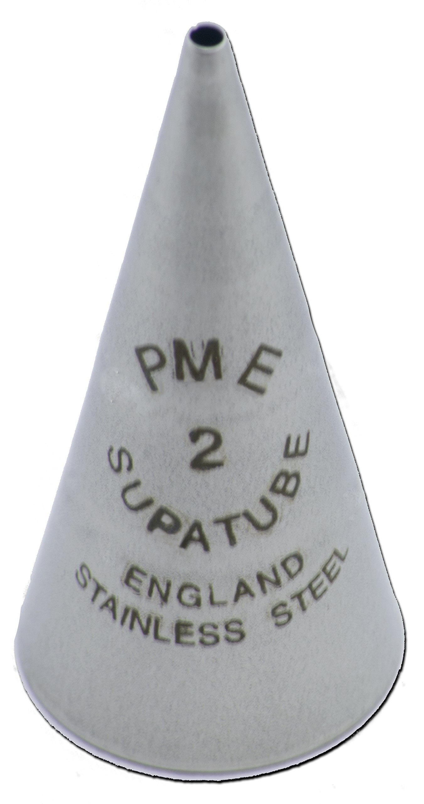 Pme Sugarcraft Pme Seamless Stainless Steel Supatube Writer No. 2, Decorating Tip, Silver