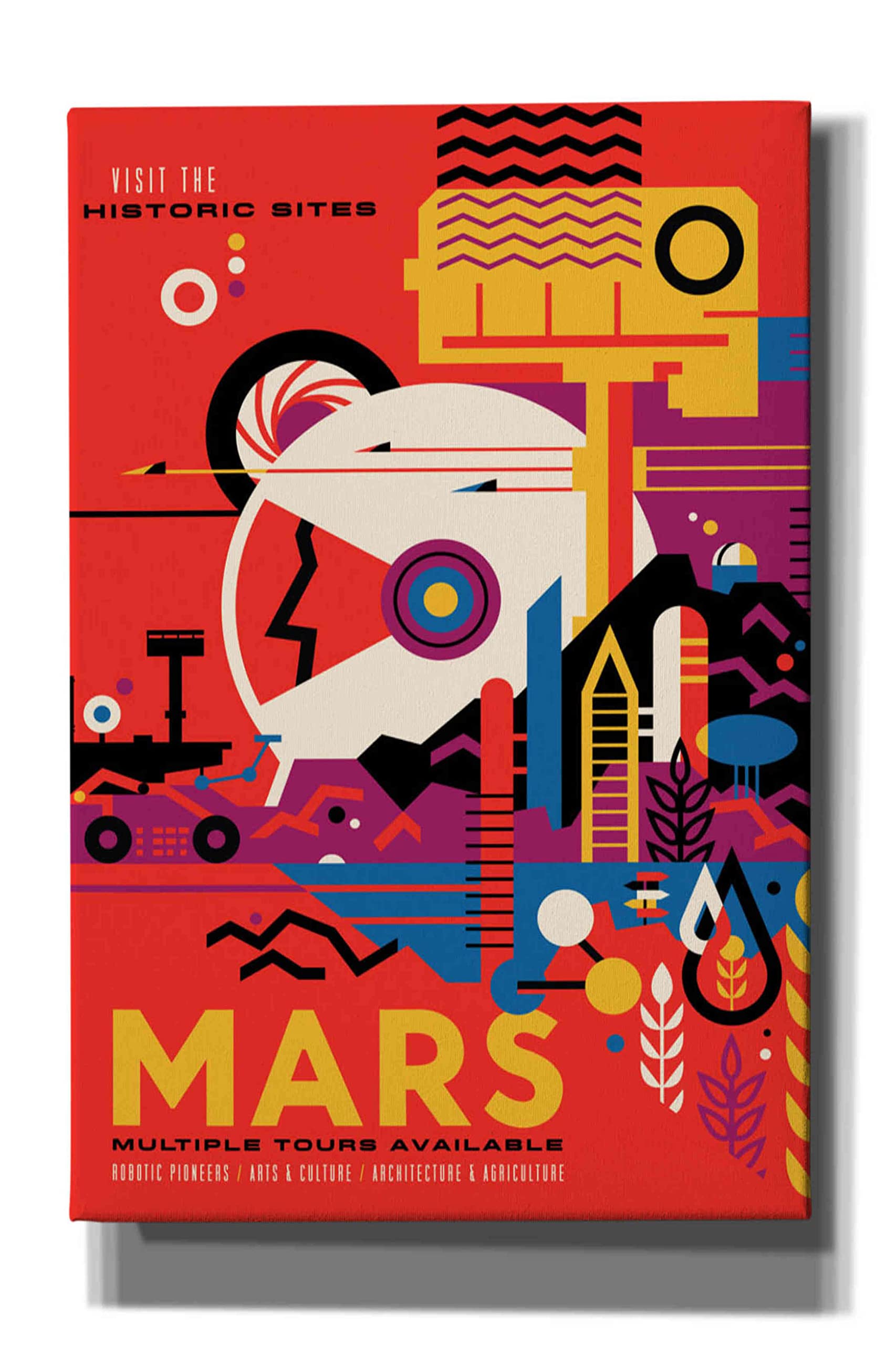 Epic Graffiti 'Visions Of The Future: Mars' Canvas Wall Art, 12'' X 18''