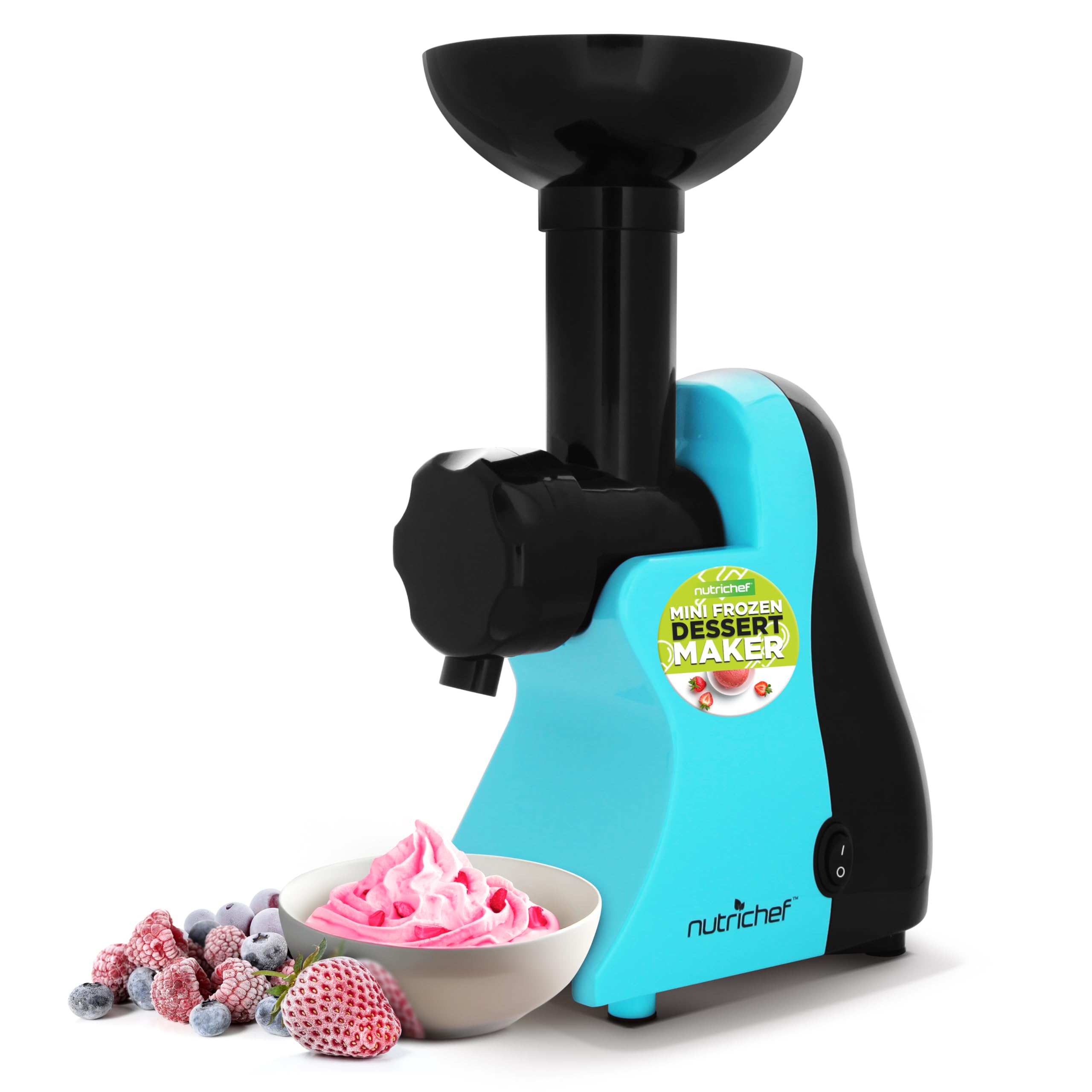 Nutrichef Electric Frozen Fruit Dessert Maker - Fruit Sorbet Machine - Make Ice Cream, Dessert, Gelato, Smoothies, Slushies & Fr