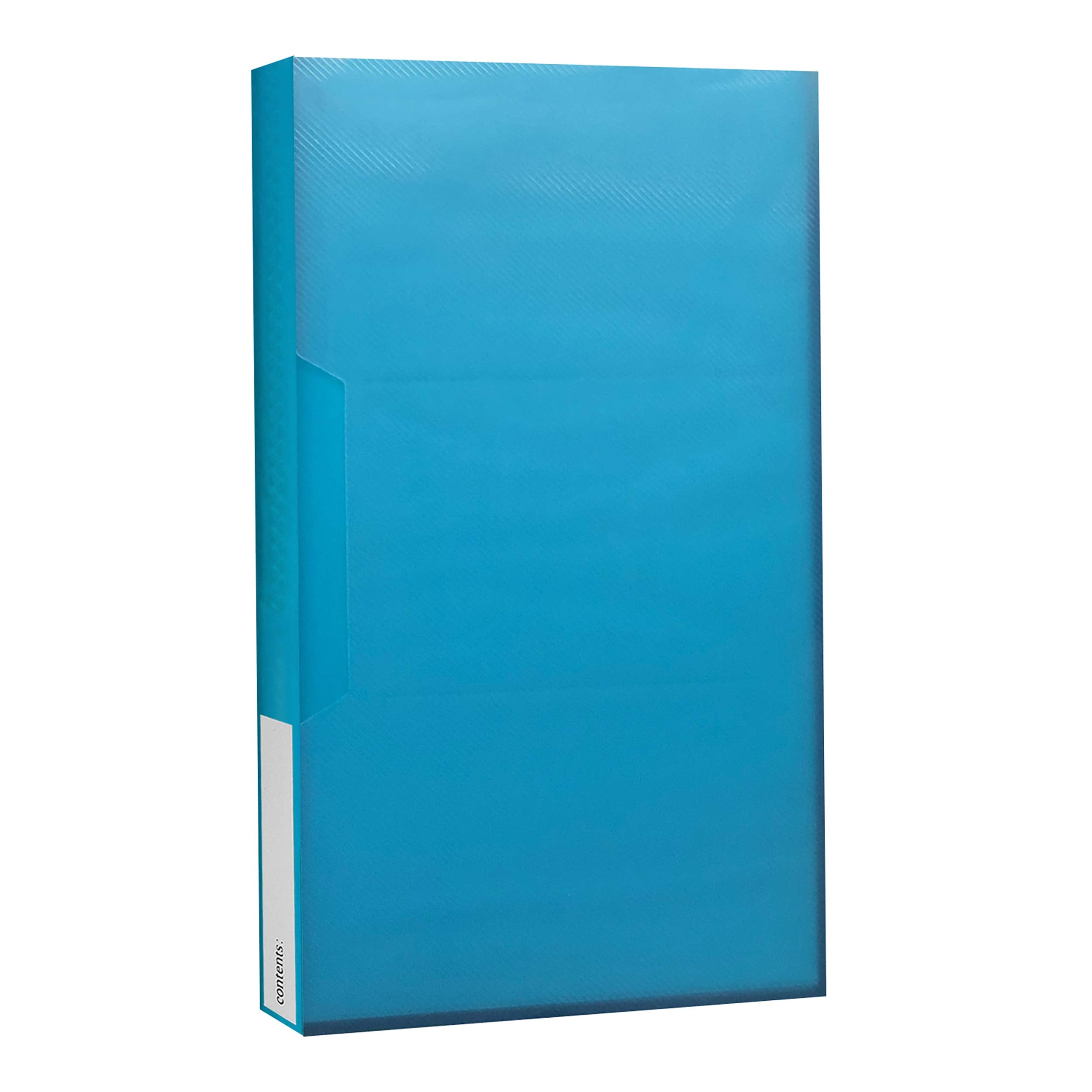 Pioneer Photo Albums CF-3 144-Pocket Poly Cover Space Saver Photo Album, Blue 4 x 6