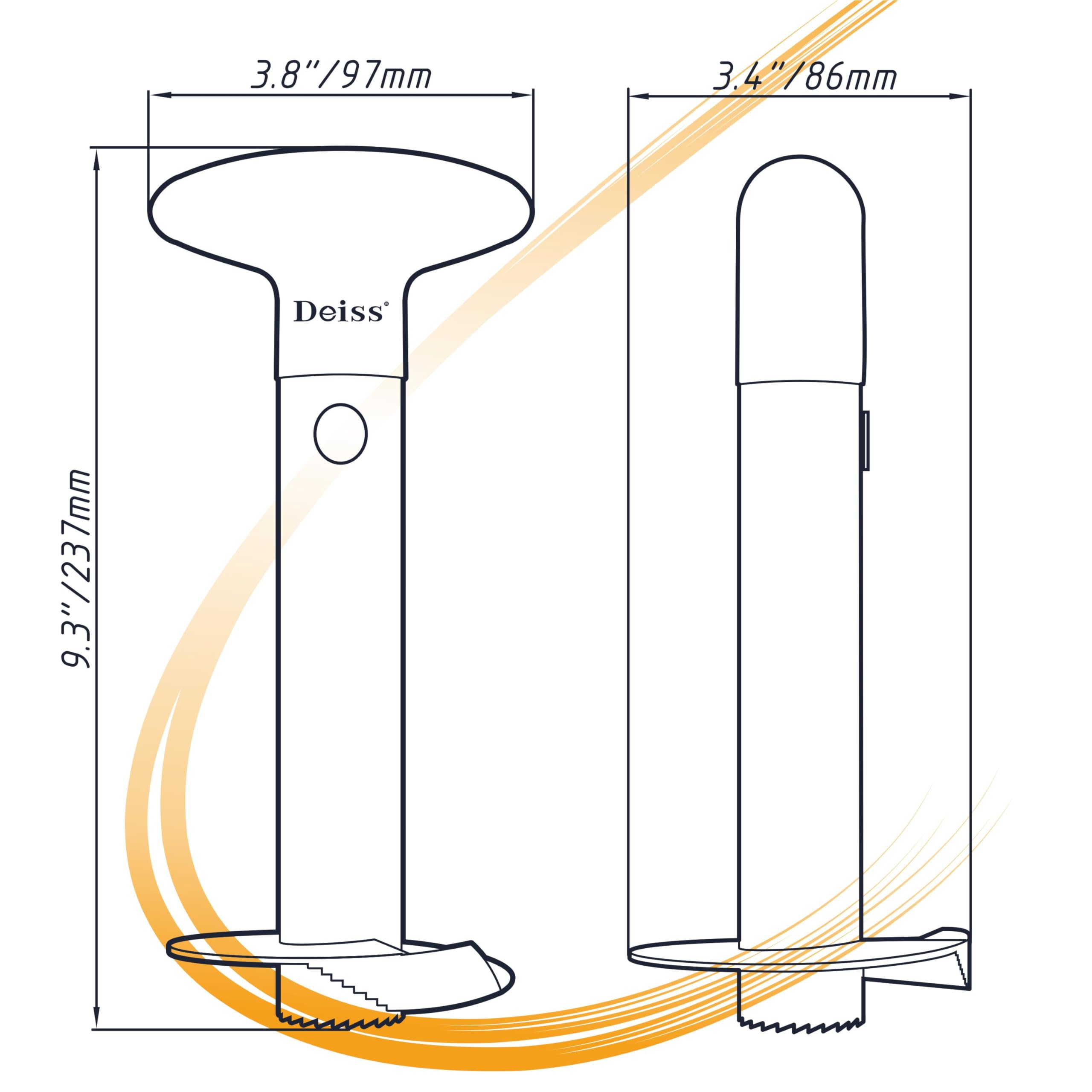Deiss Pro Pineapple Corer - 2 In 1 Stainless Steel Pineapple Cutter Tool & Corer Tool Kitchen - Pineapple Corer And Slicer Tool