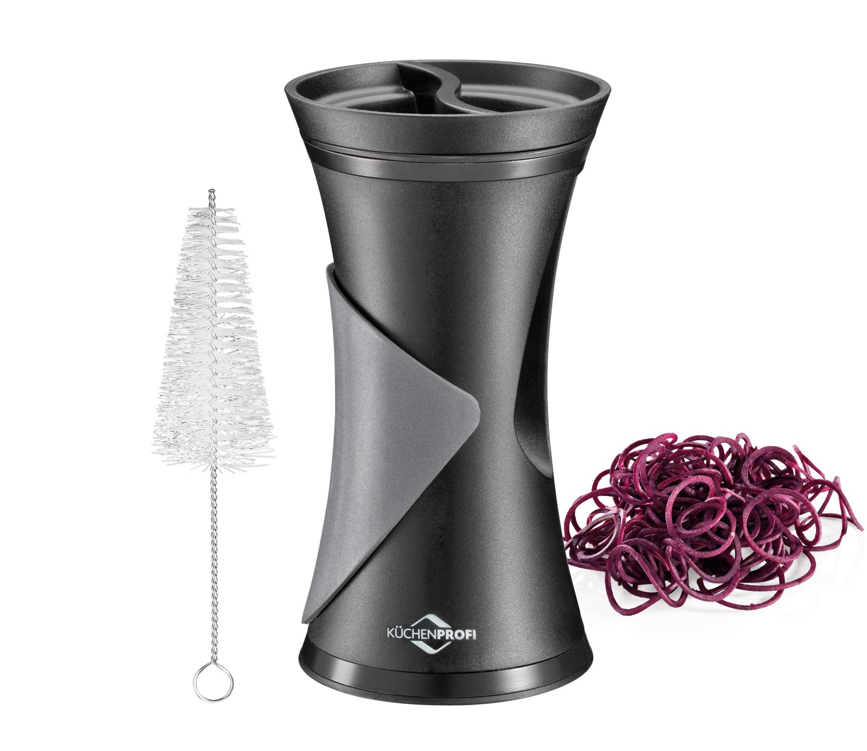Kchenprofi Olera Spiralizer For Vegetables, 6'' H X 3.5'' Diameter, Black