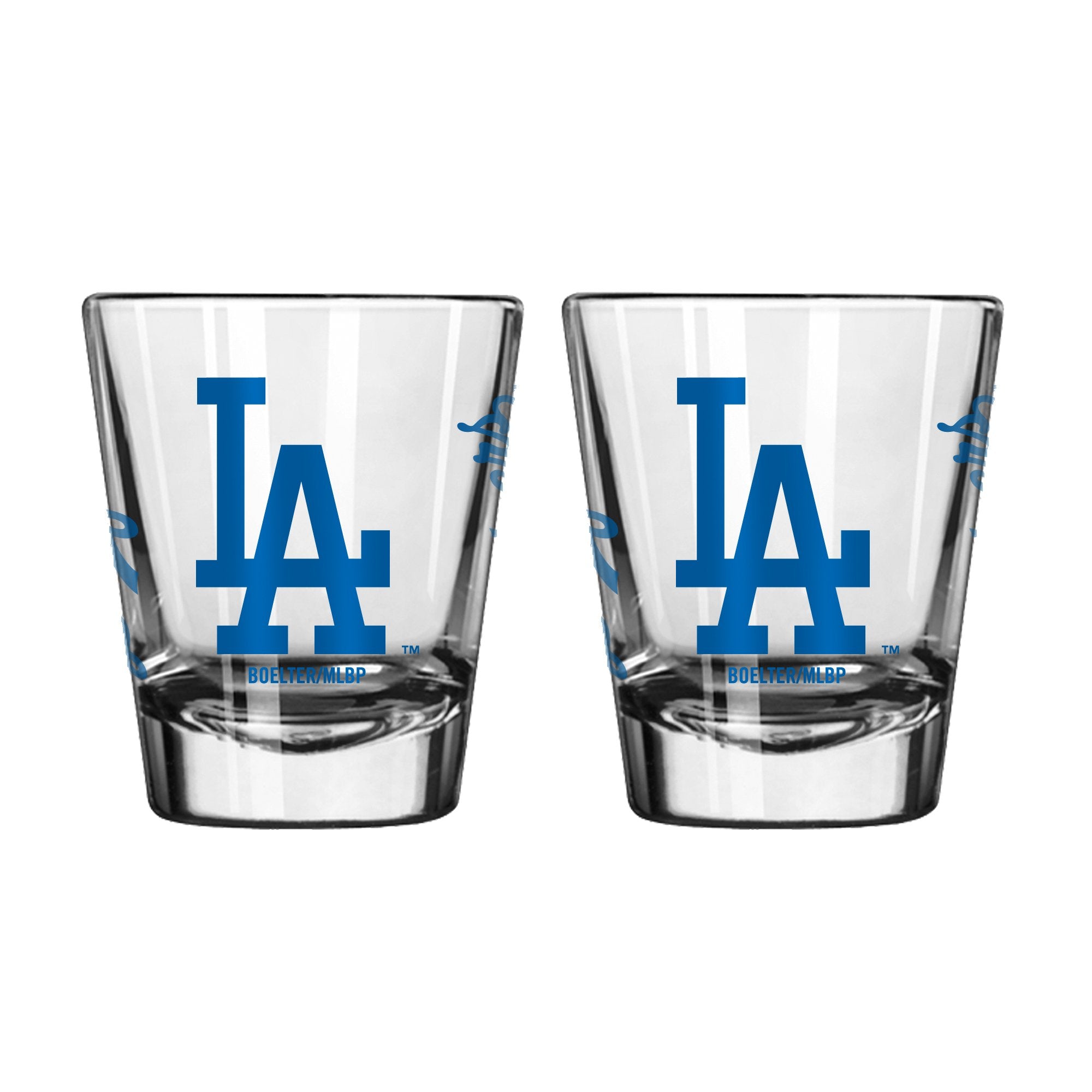 MLB Los Angeles Dodgers Game Day Shot Glass, 2-ounce, 2-Pack