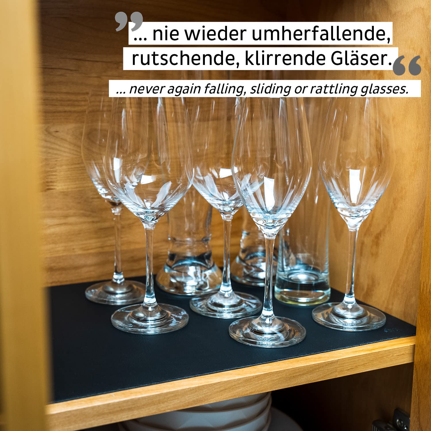 Silwy Metal Matte Black Leather Look For Storing Magnetic Tableware, 40 X 27 Cm, Cut To Size, Perfect For Caravaning And Boating