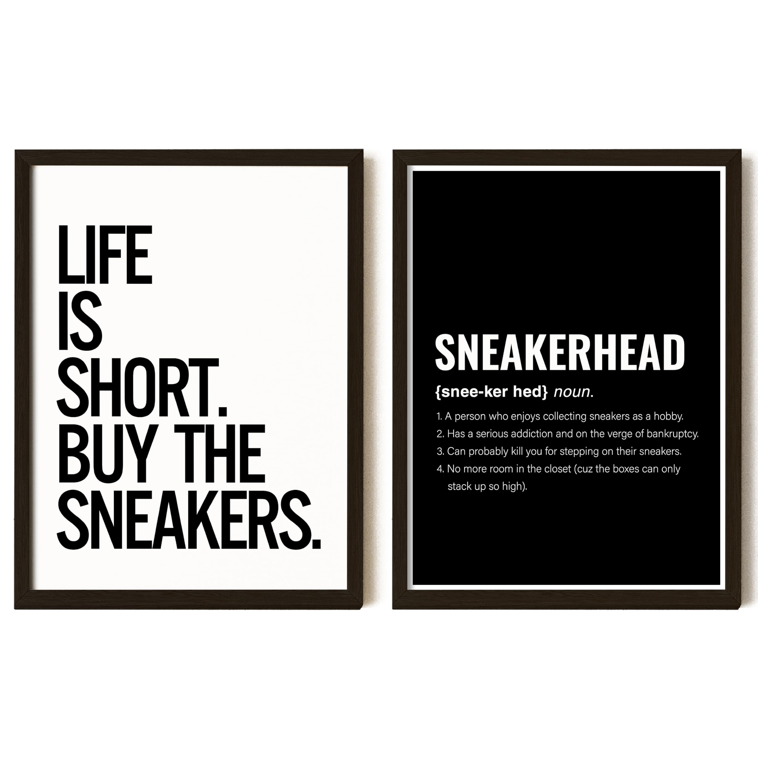 Excool Club Hypebeast Sneaker Poster - Sneakerhead Room Decor, Hypebeast Room Decor, Sneaker Head Things Wall Art, Cool Jordan S