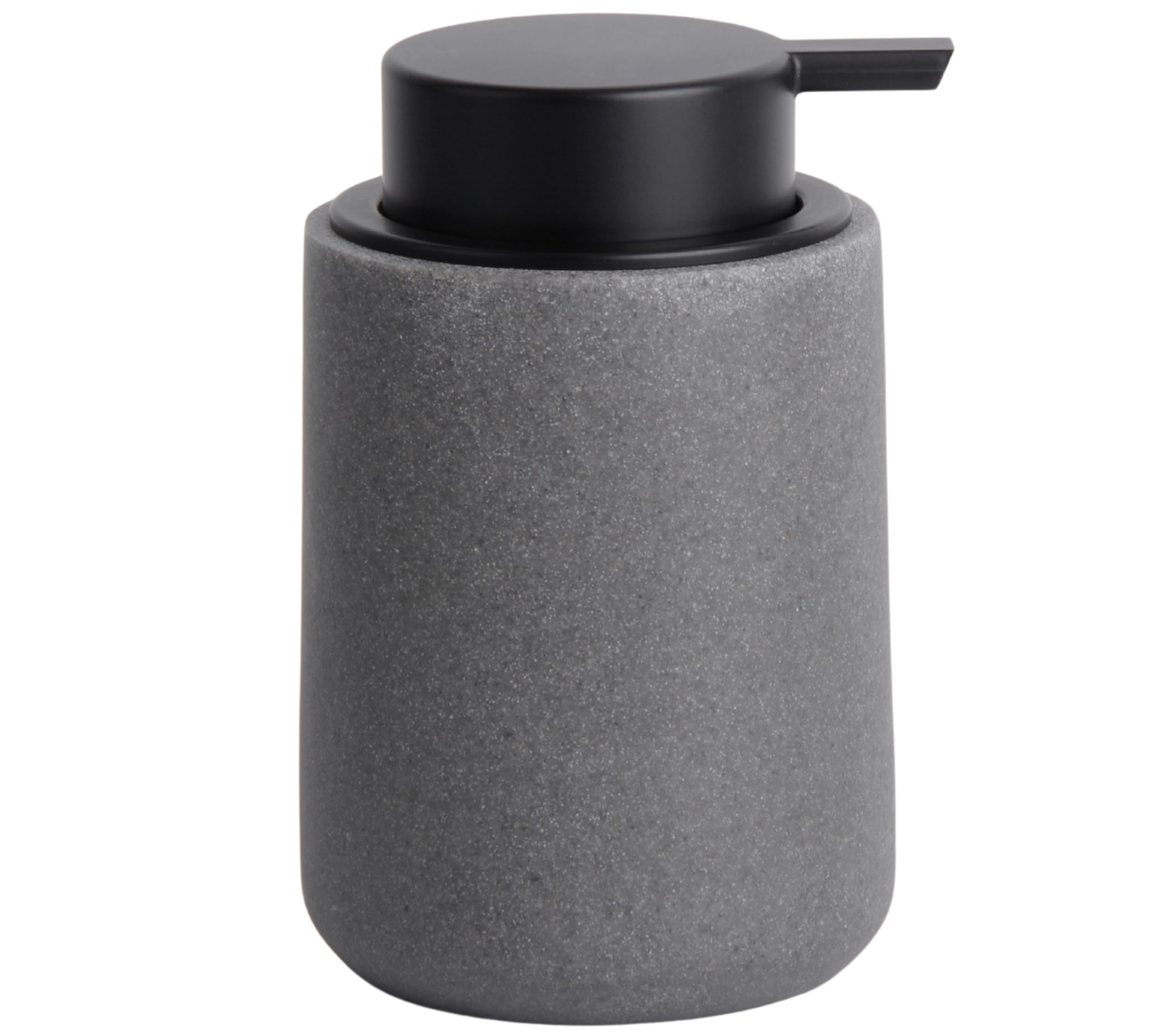 Clasin Home Resin Hand Soap Dispenser With Easy-To-Press Pump, Refillable Liquid Soap Dispenser With Sandstone Like Finish, Soap