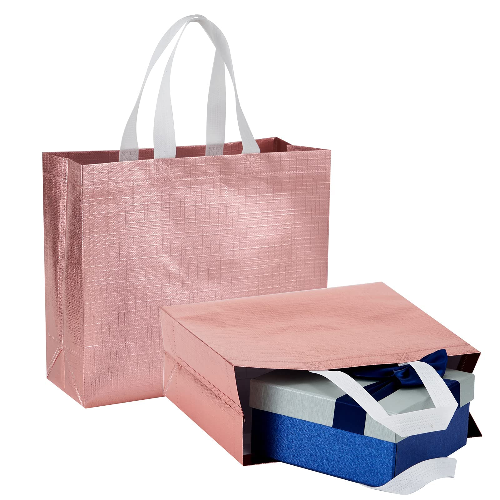 Tendwarm 6 Pcs Gift Bags Reusable Large Gift Bag With Handles For Party Wedding
