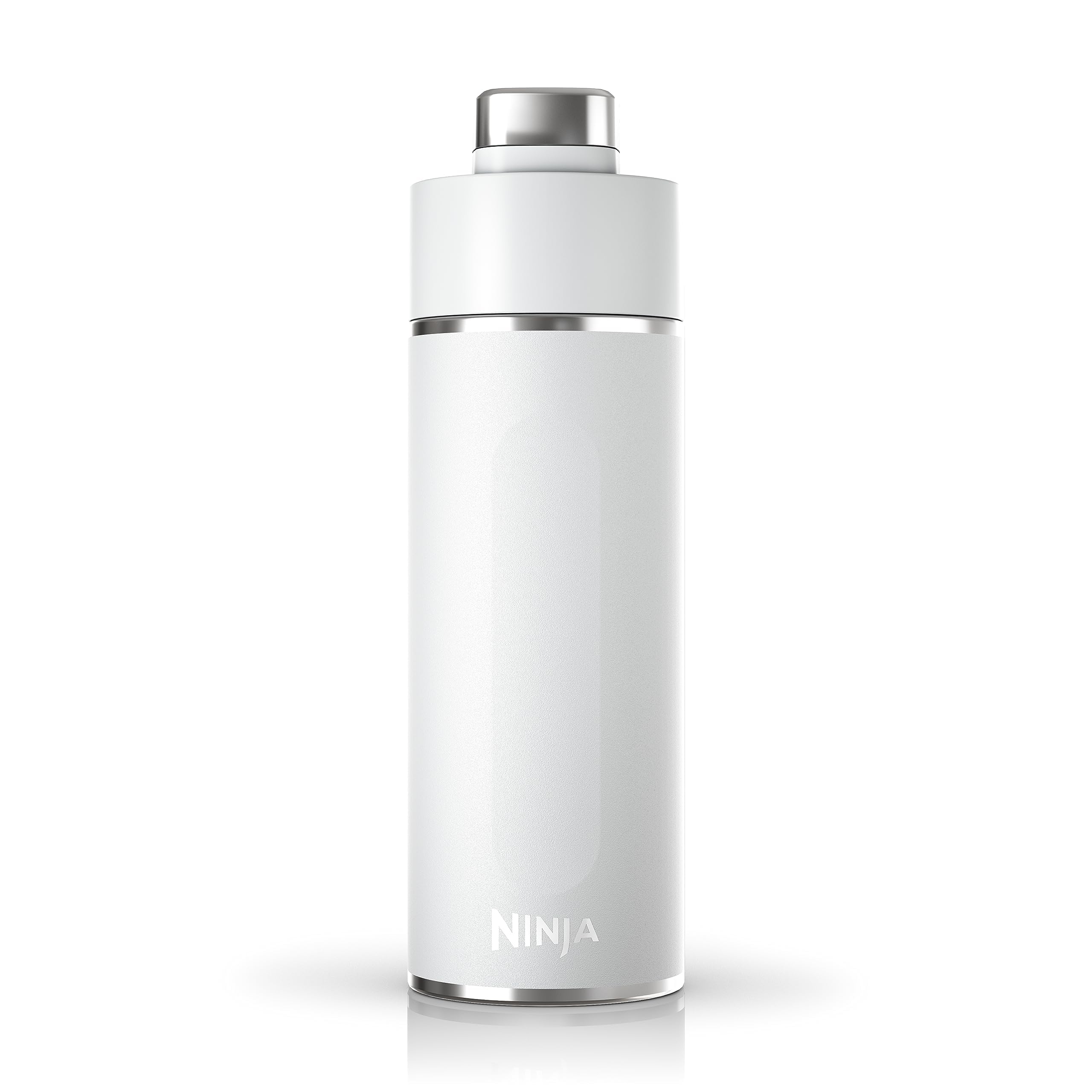 Ninja Dw2401Wh Thirsti 24Oz Travel Water Bottle, For Carbonated Sparkling Drinks, Colder And Fizzier Longer, Leak Proof, 24 Hrs