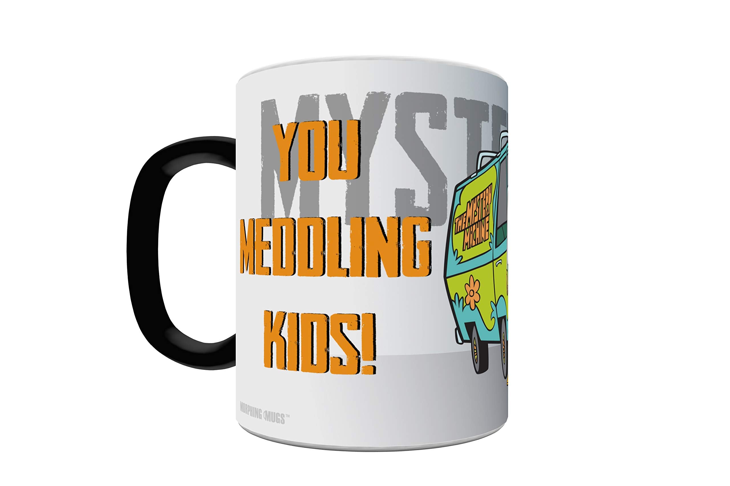 Morphing Mugs Scooby Doo - Scooby Gang Mystery Inc - One 11 Oz Color Changing Heat Sensitive Ceramic Mug - Image Revealed When H