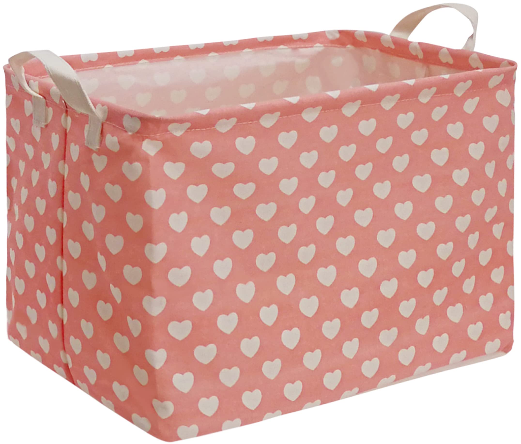 MAIZMZ Women s DayStorage Basket Pink Collapsible Girls Laundry Basket Waterproof Organizer Nursery Bin Gift Toy Box for Organi