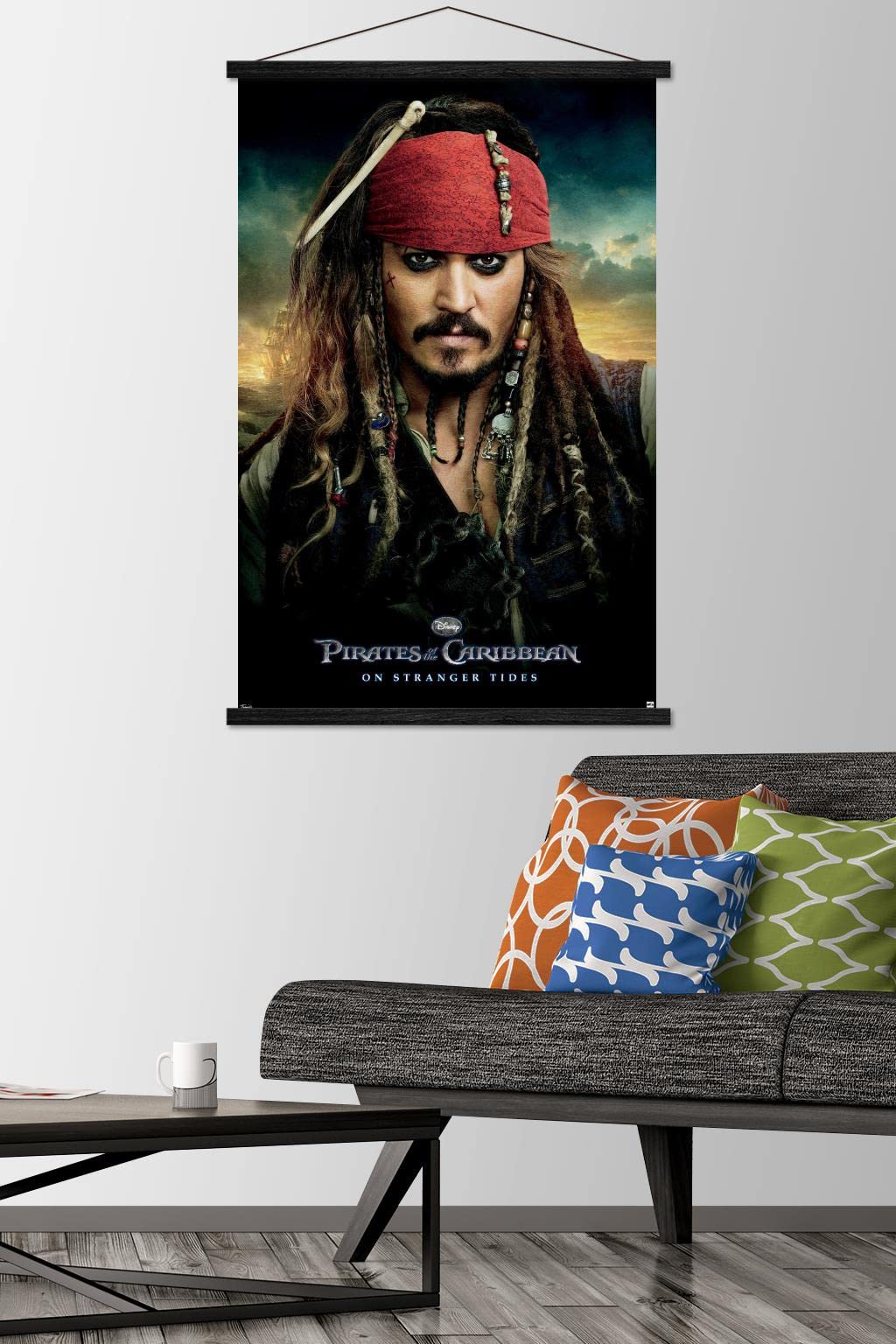Trends International Disney Pirates Of The Caribbean: On Stranger Tides - One Sheet Wall Poster, 22.375'' X 34'', Premium Print