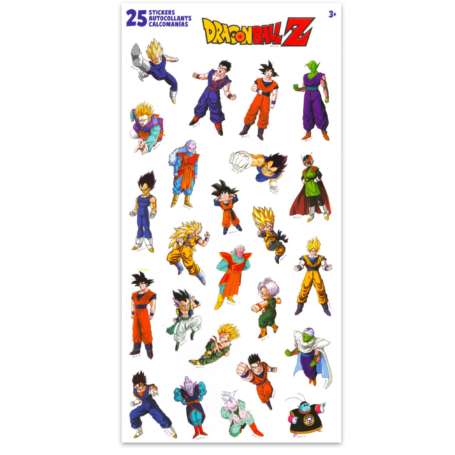 Dragon Ball Z Water Bottle Set - Bundle with Collectible Stainless Steel 24 Oz Water Bottle Plus Stickers Merchandise Gift Set