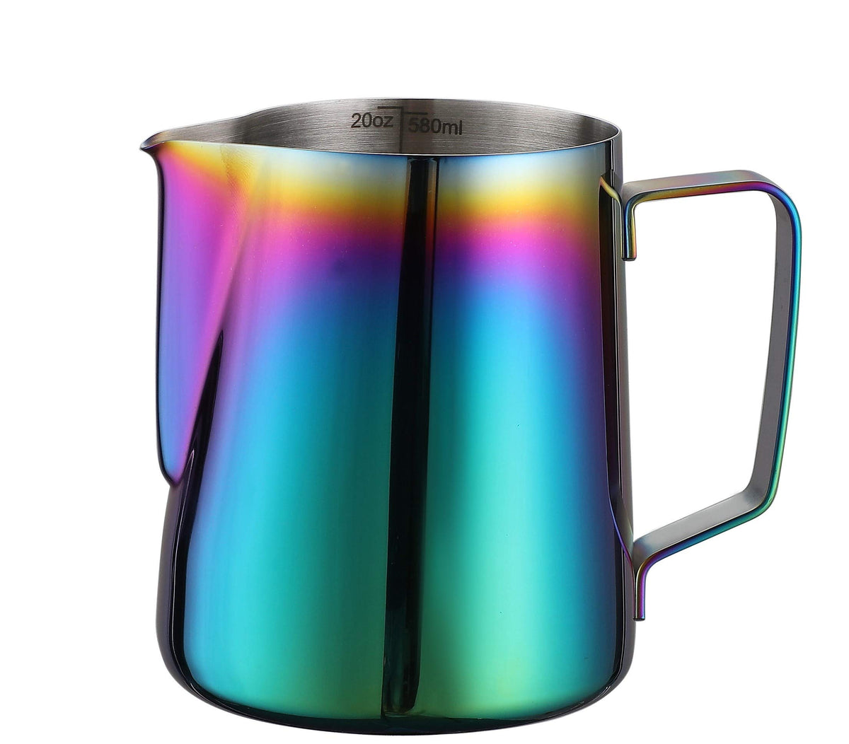 Joytata Milk Frothing Pitcher 20Oz Stainless Steel Cup Perfect For Latte Art,Espresso Maker,Cappuccino Maker-18/8 Stainless Stee