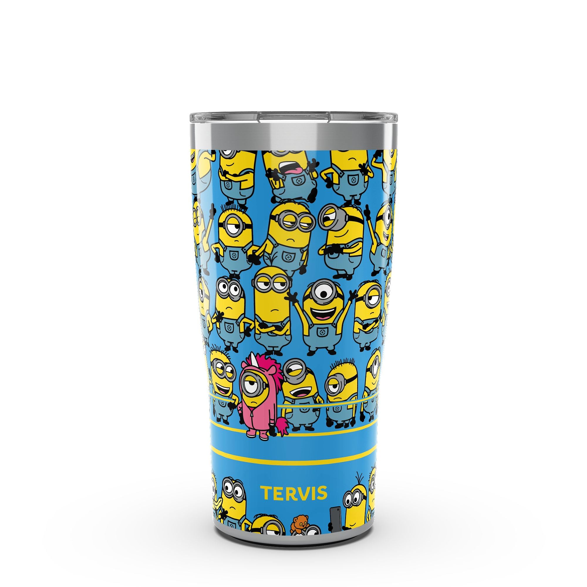Tervis Traveler Despicable Me: Minionmania Made in USA Double Walled Insulated Tumbler Travel Cup Keeps Drinks Cold & Hot, 20oz,