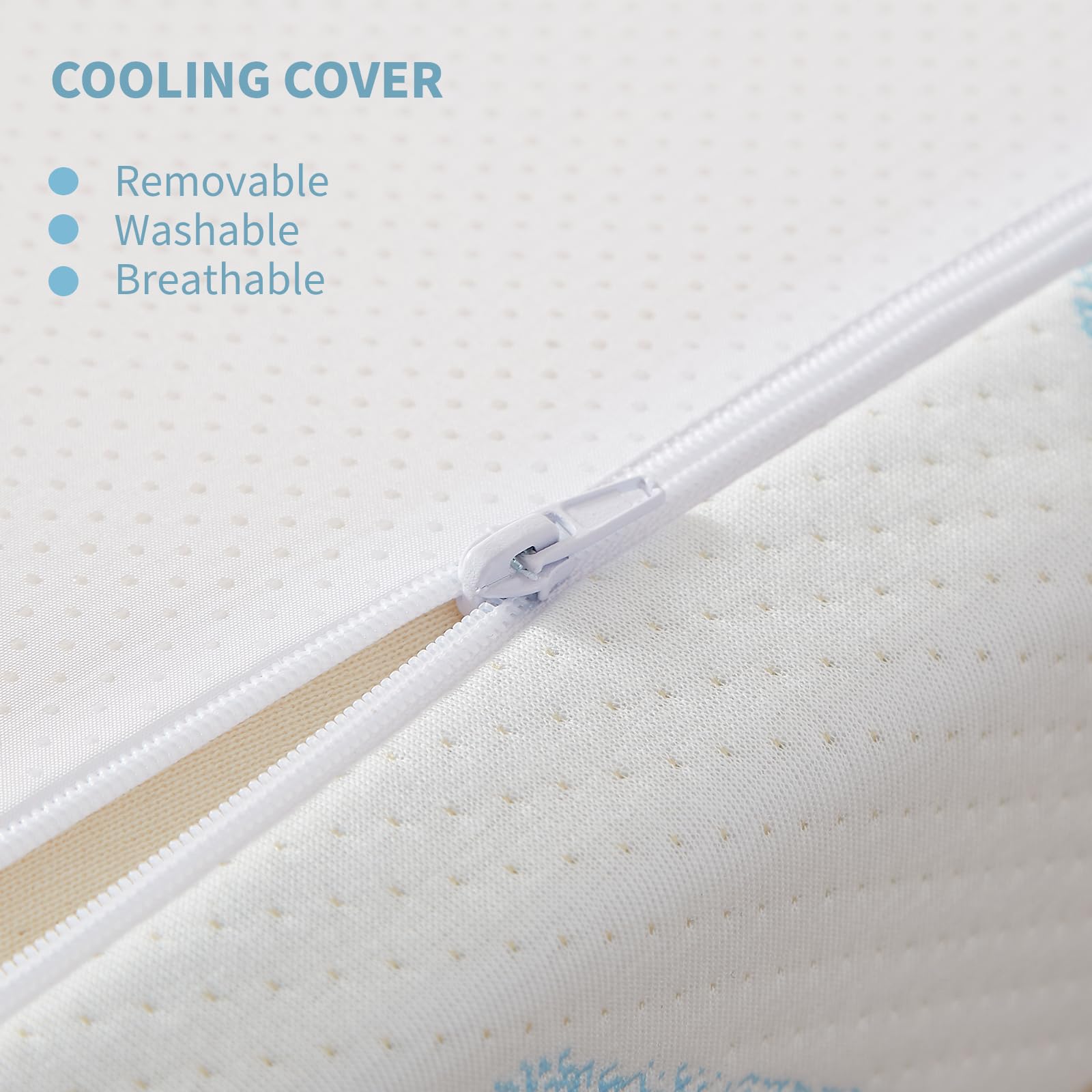 Ouui 6 Inch Twin Mattress For Kids, Removable Washable Cover With Whales Pattern Cooling Memory Foam Medium Feel, Bed-In-A-Box,