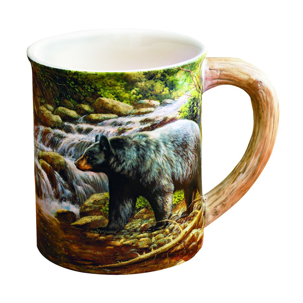 Wild Wings Bear Sculpted Mug by Rosemary Millette