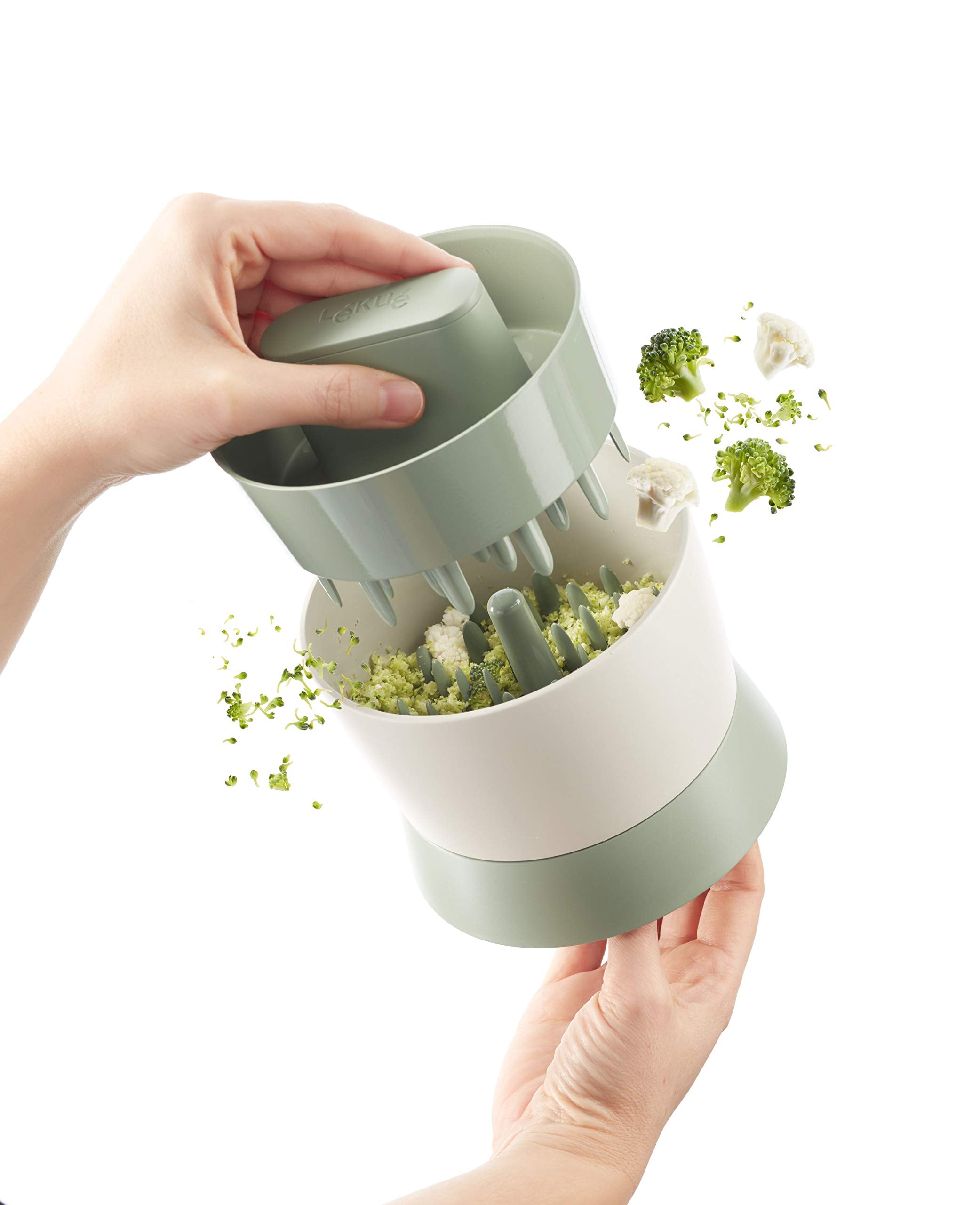Lekue Veggie Ricer/Cauliflower Ricer, Green