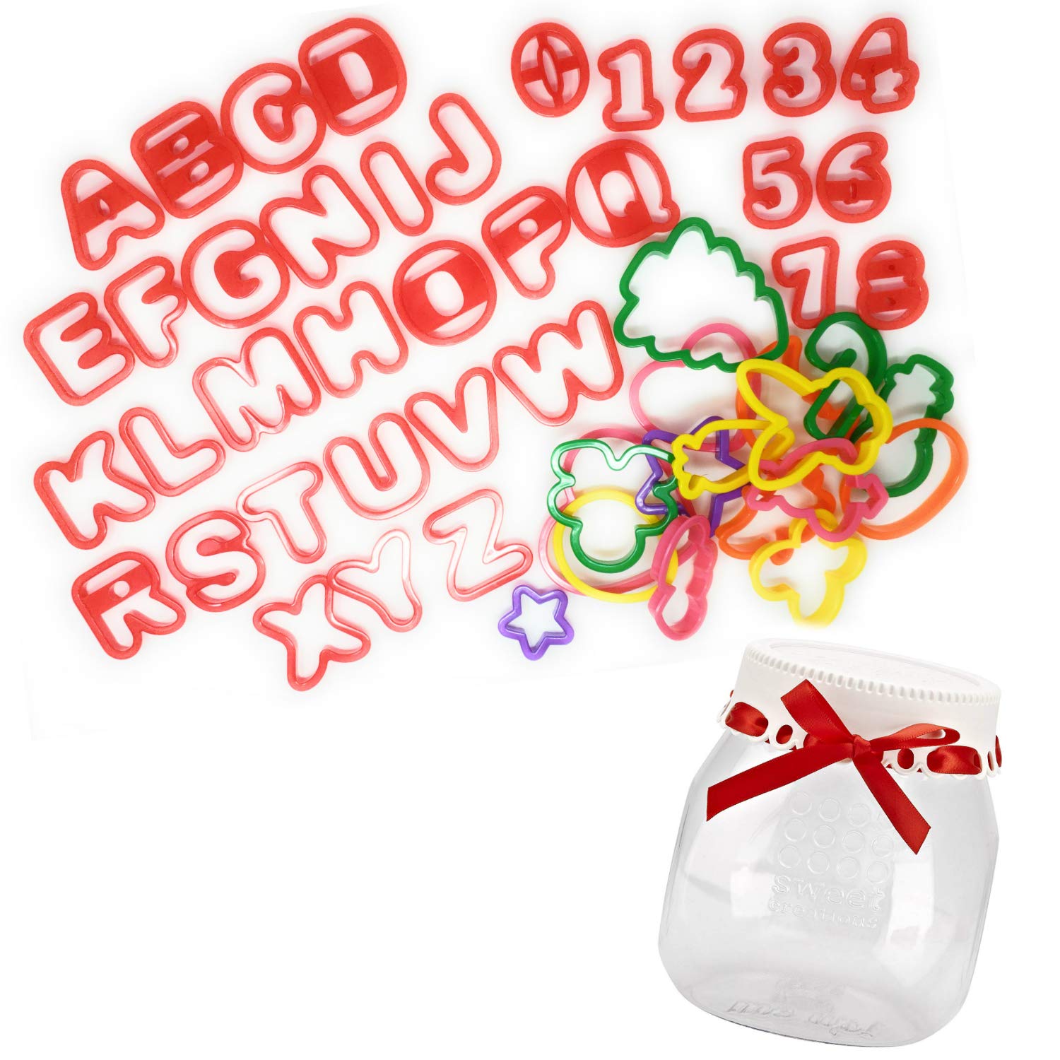 Sweet Creations Season Holiday Giftable Jar And Cookie Cutter Set