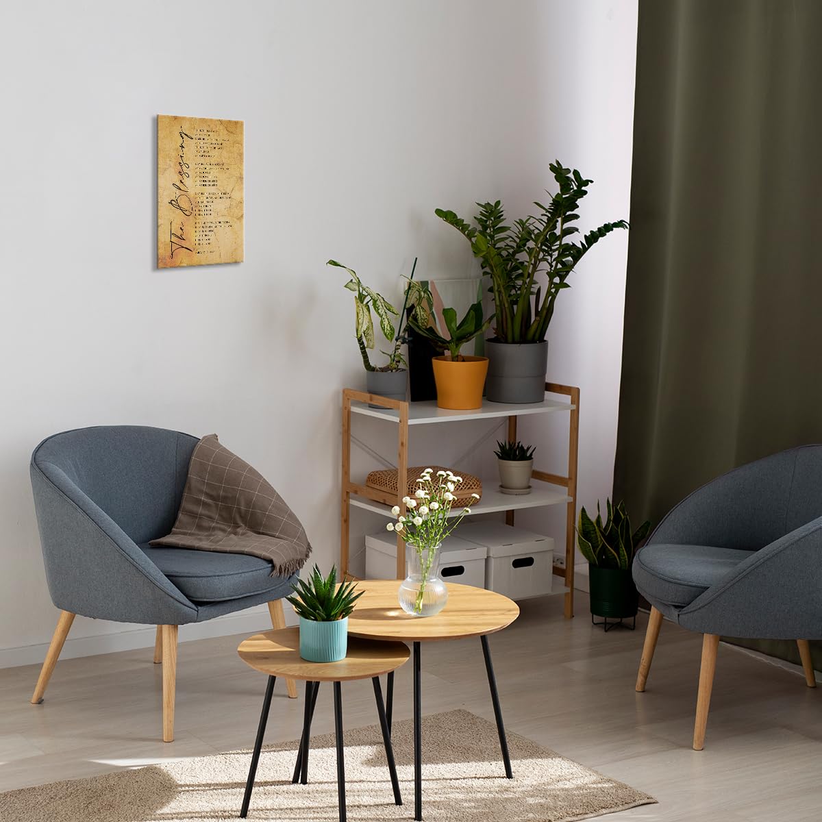 Numbers 6 24-26 Wall Art Bible Verse Poster Framed Quotes Wall Art May The Lord Bless You And Keep You Religious Inspirational S