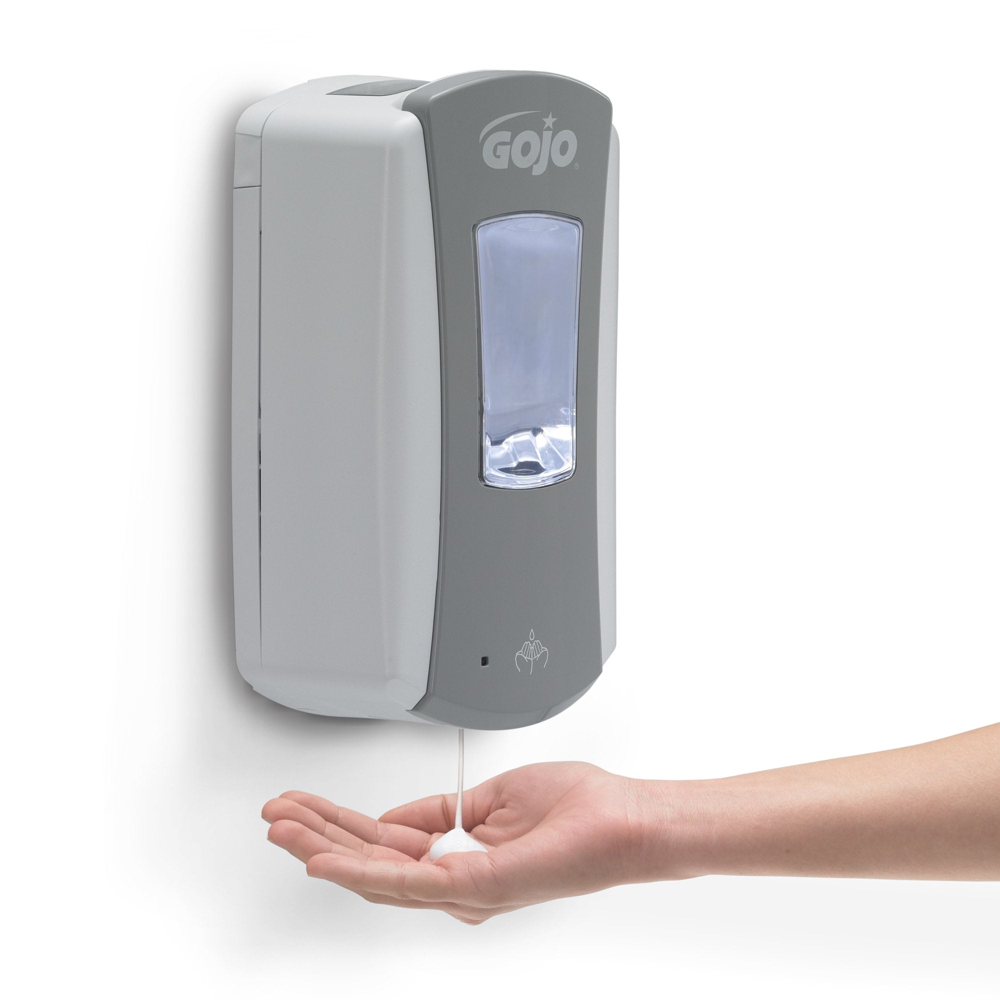 Gojo Ltx-12 Touch-Free Foam Soap Dispenser, Gray/White, For 1200 Ml Gojo Ltx-12 Soap Refills (Pack Of 1) - 1984-04