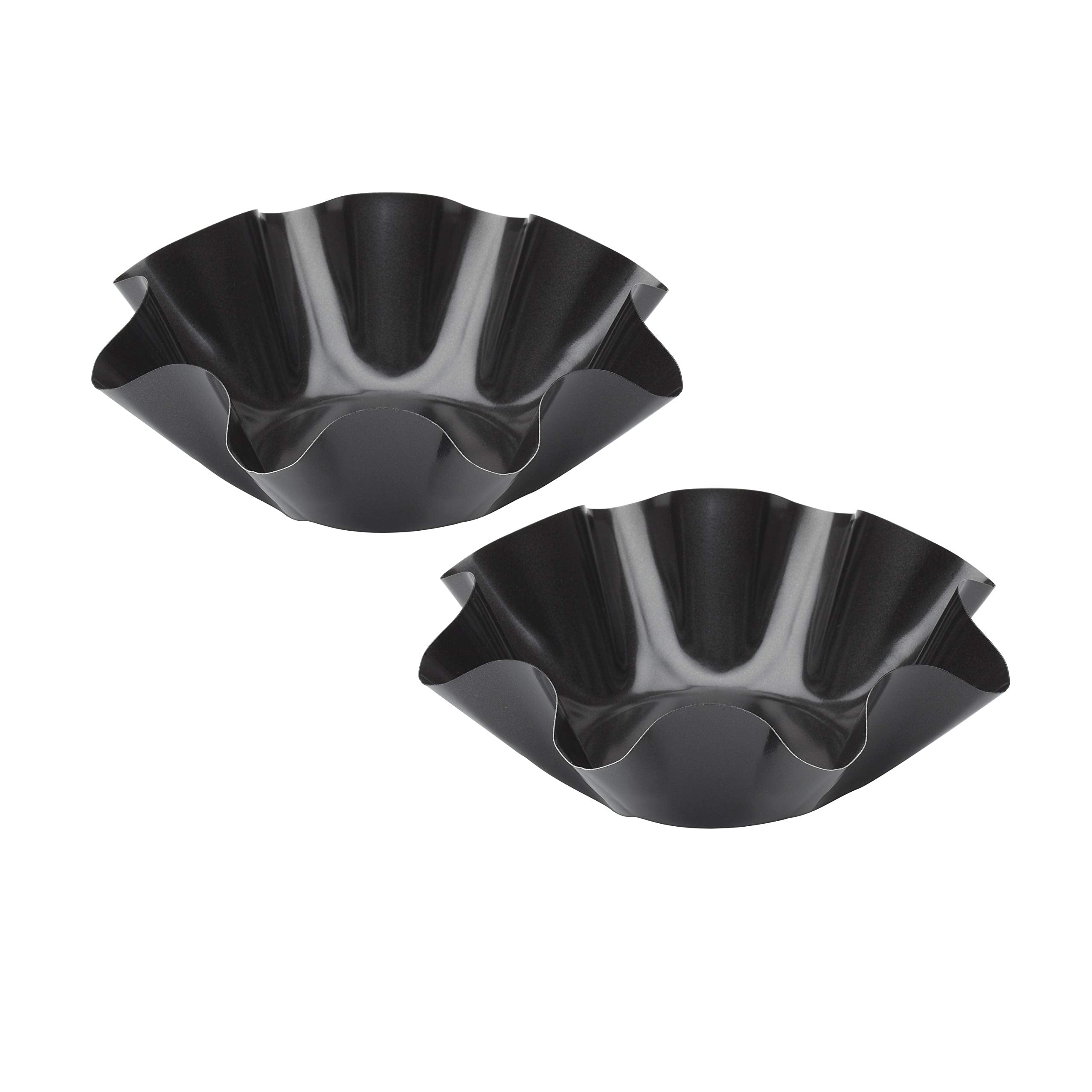 Hic Kitchen Tortilla Bowl Maker, Non-Stick Carbon Steel, Set Of 2 Tostada Bakers