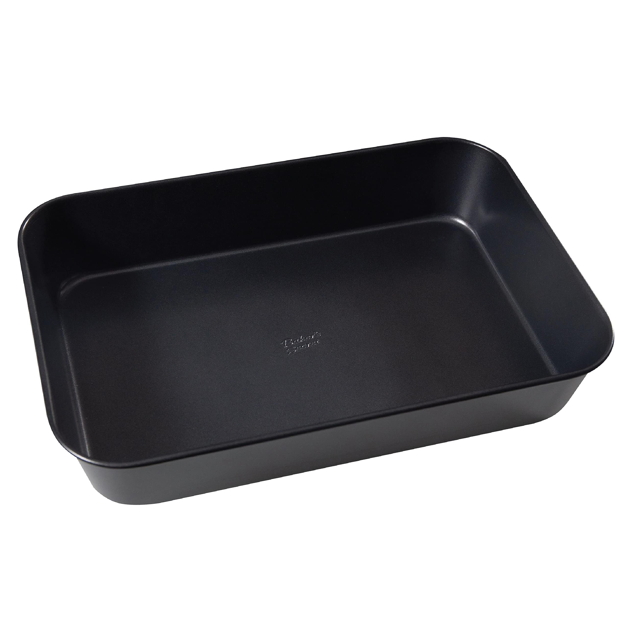 Baker'S Secret Nonstick Roaster Pan 15'' X 9'' Curved Corners, 0.9Mmm Thick Carbon Steel Oven Roasting Pan 2 Layers Food-Grade C