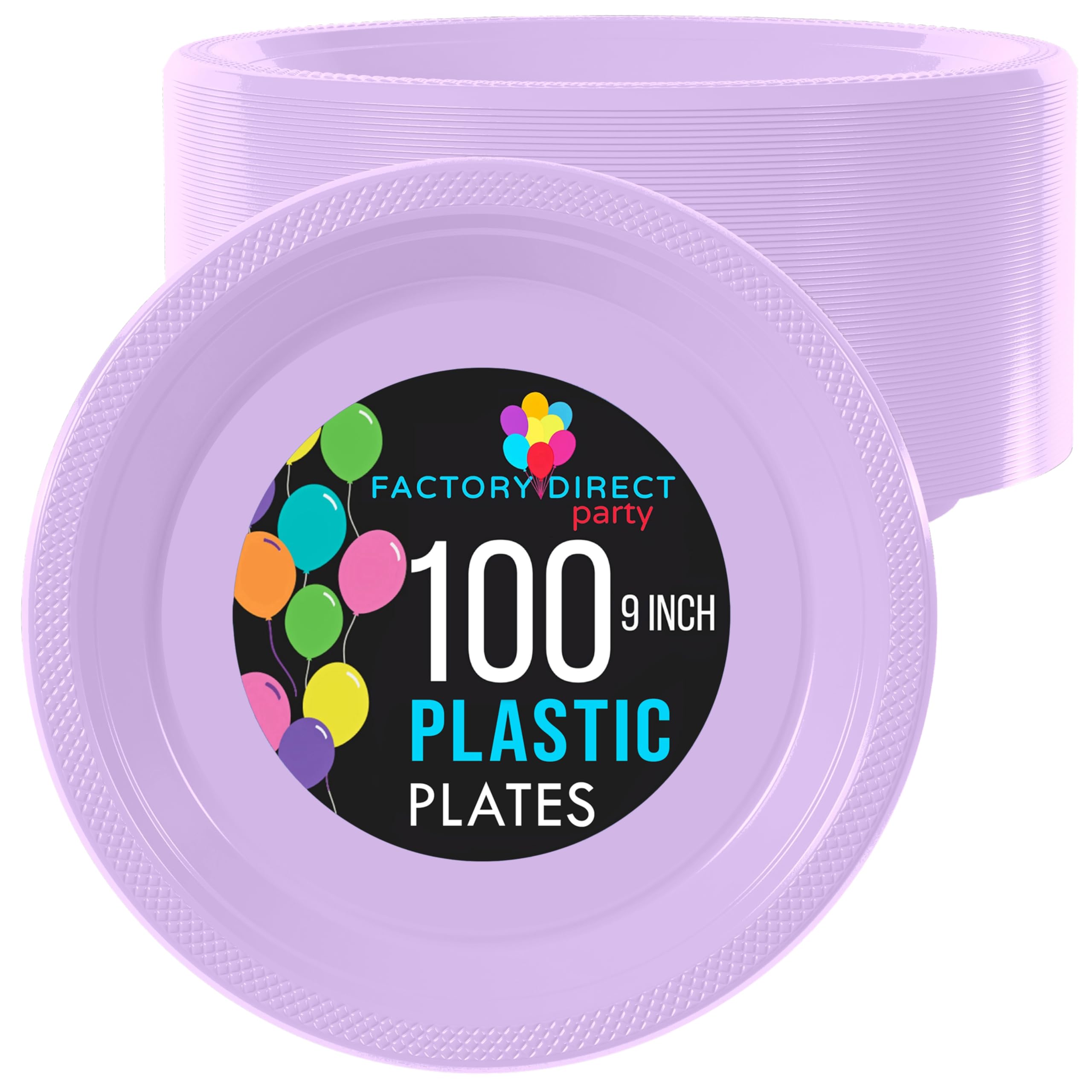 Exquisite Lavender Plastic Plates For Party 9 Lavender Disposable Plates For Party Supplies 100 Pcs Disposable Dinner Plate He