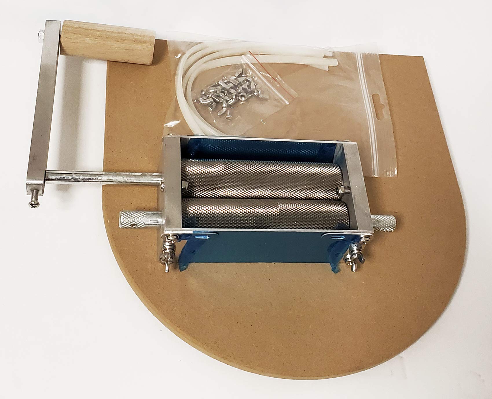 Vintage Shop Evill Twin Grain Mill, 10 Lb,Silver
