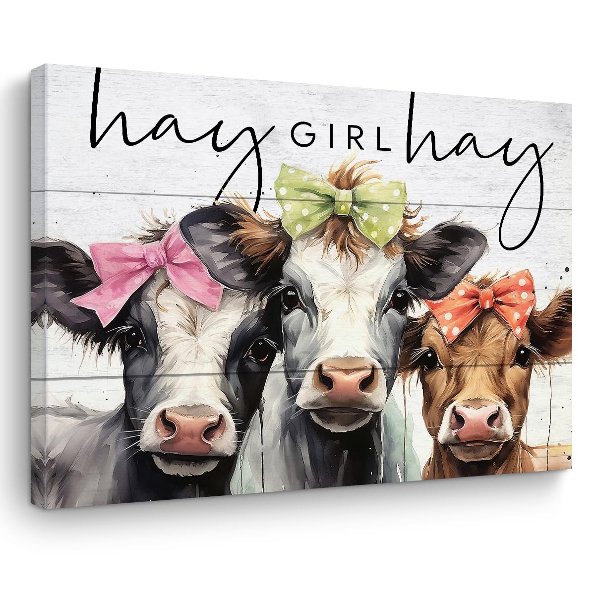 Tbt Cow Pictures Wall Decor Farmhouse Wall Decor Cow Wall Art Funny Cow Gifts Rustic Vintage Country Framed Poster Artwork Print