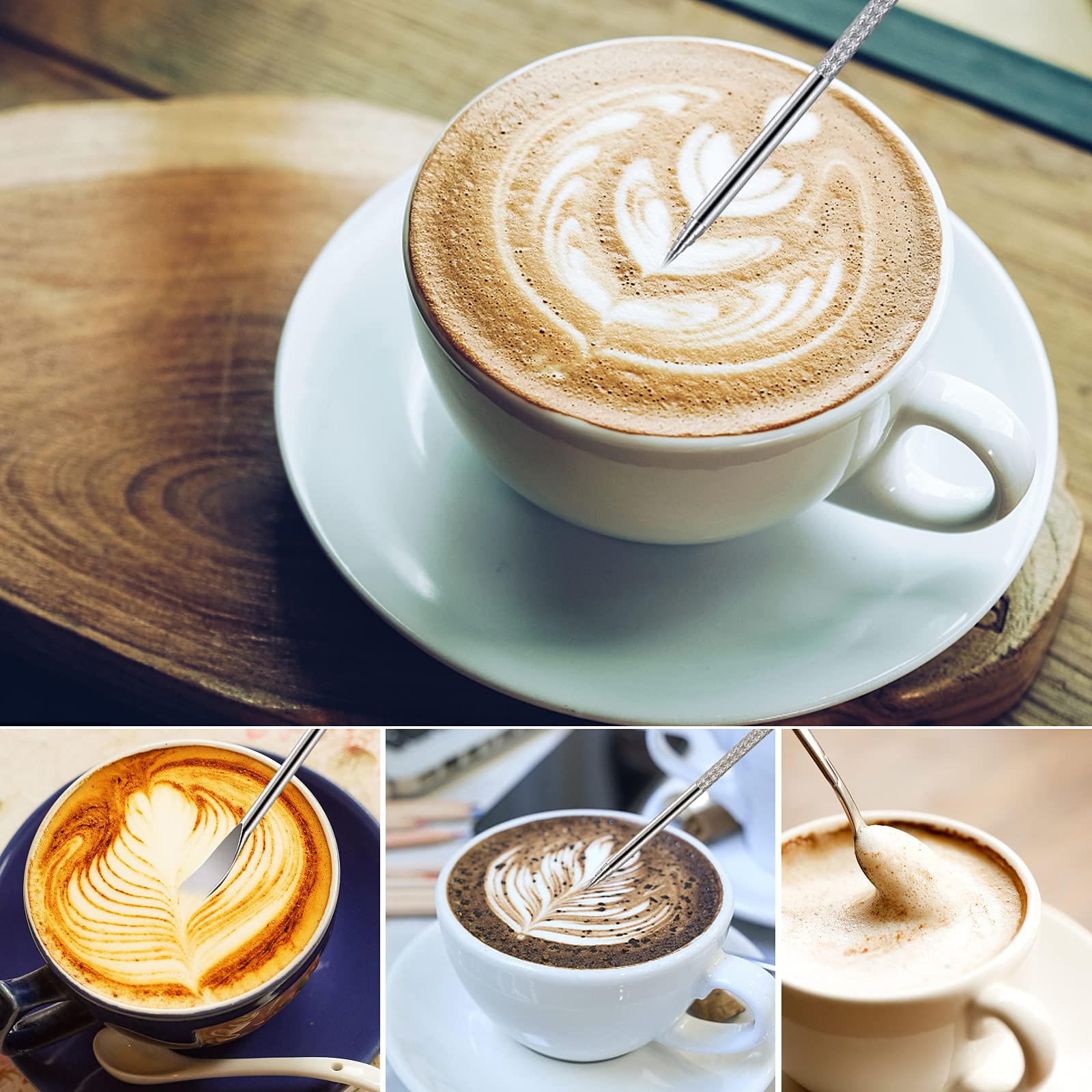 Newgf Milk Frothing Pitchers-12Oz/350Ml Stainless Steel Steaming Pitchers, Scale Coffee/Milk/Cappuccino/Latte Art Barista Steam