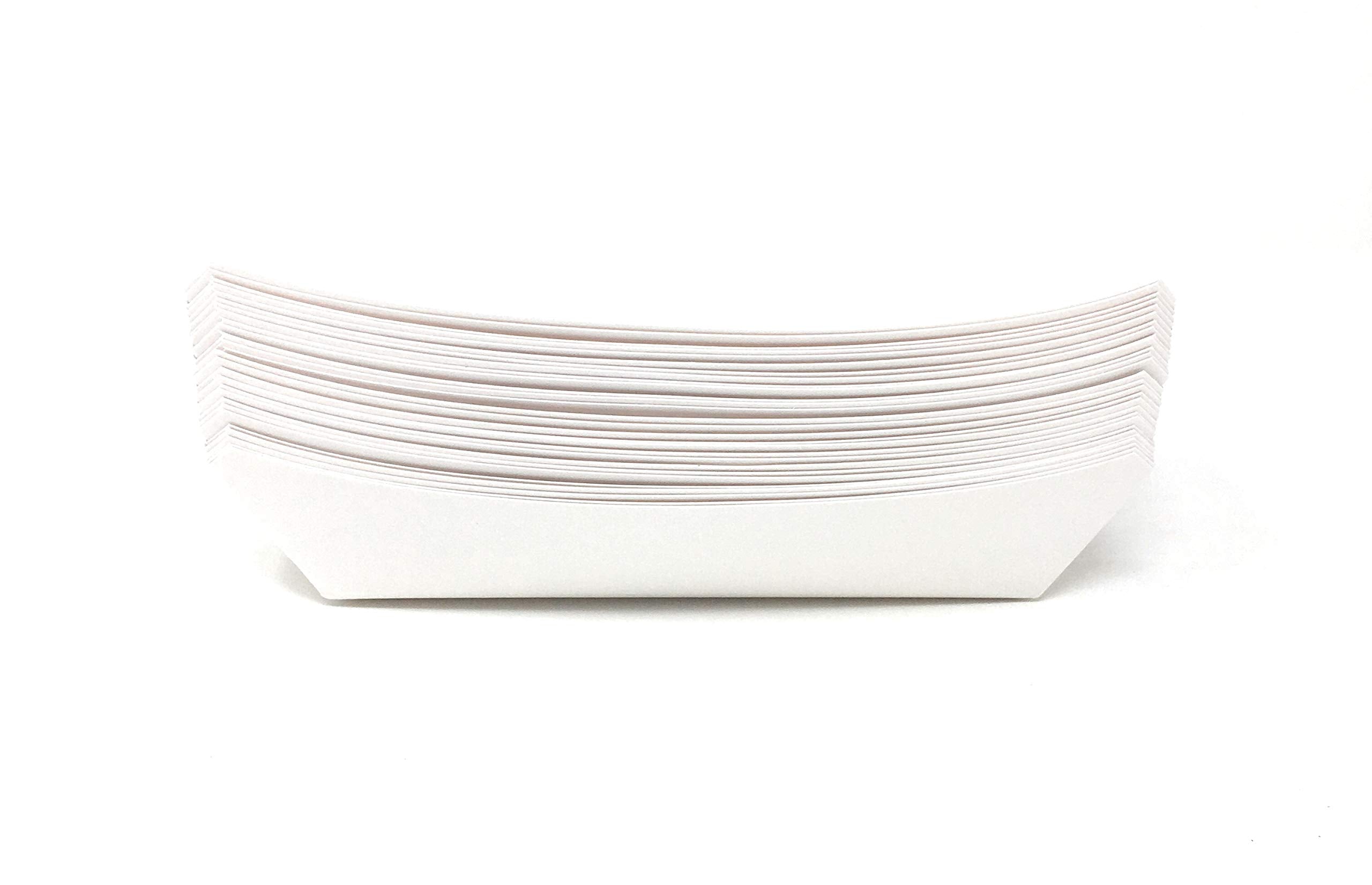Mr Miracle 7 Inch Paper Hot Dog Tray in White. Pack of 250. Disposable  Recyclable and Fully Biodegradable. Made in USA