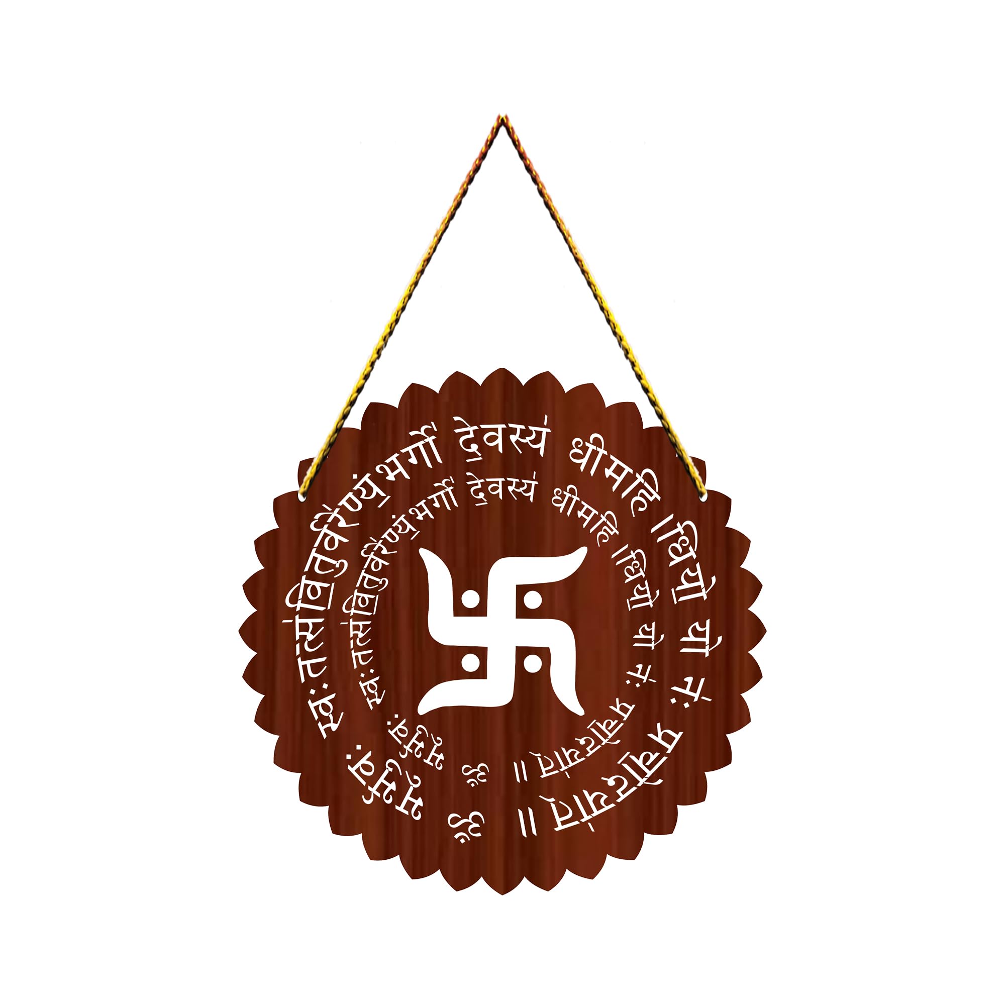 Positive Vibe Lifestyle Gayatri Mantra Wall Art Print (Multicolor12)