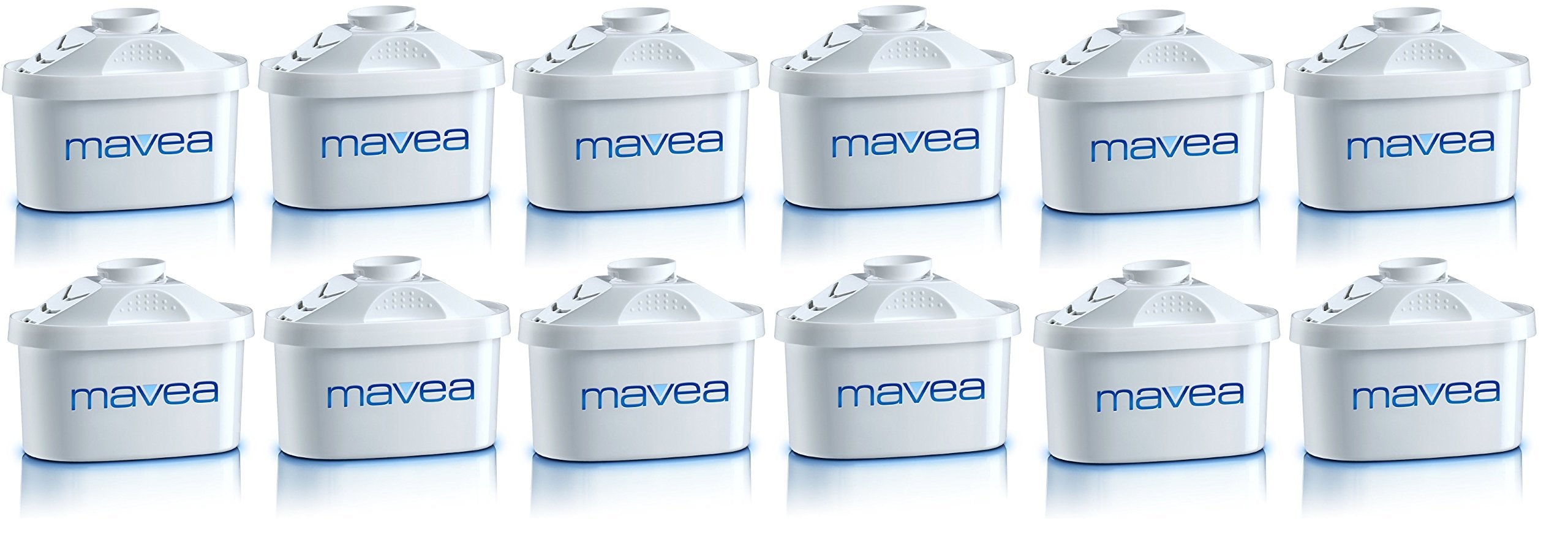 Mavea 105731 Maxtra 12-Pack Replacement Filter For Mavea Water Filtration Pitcher