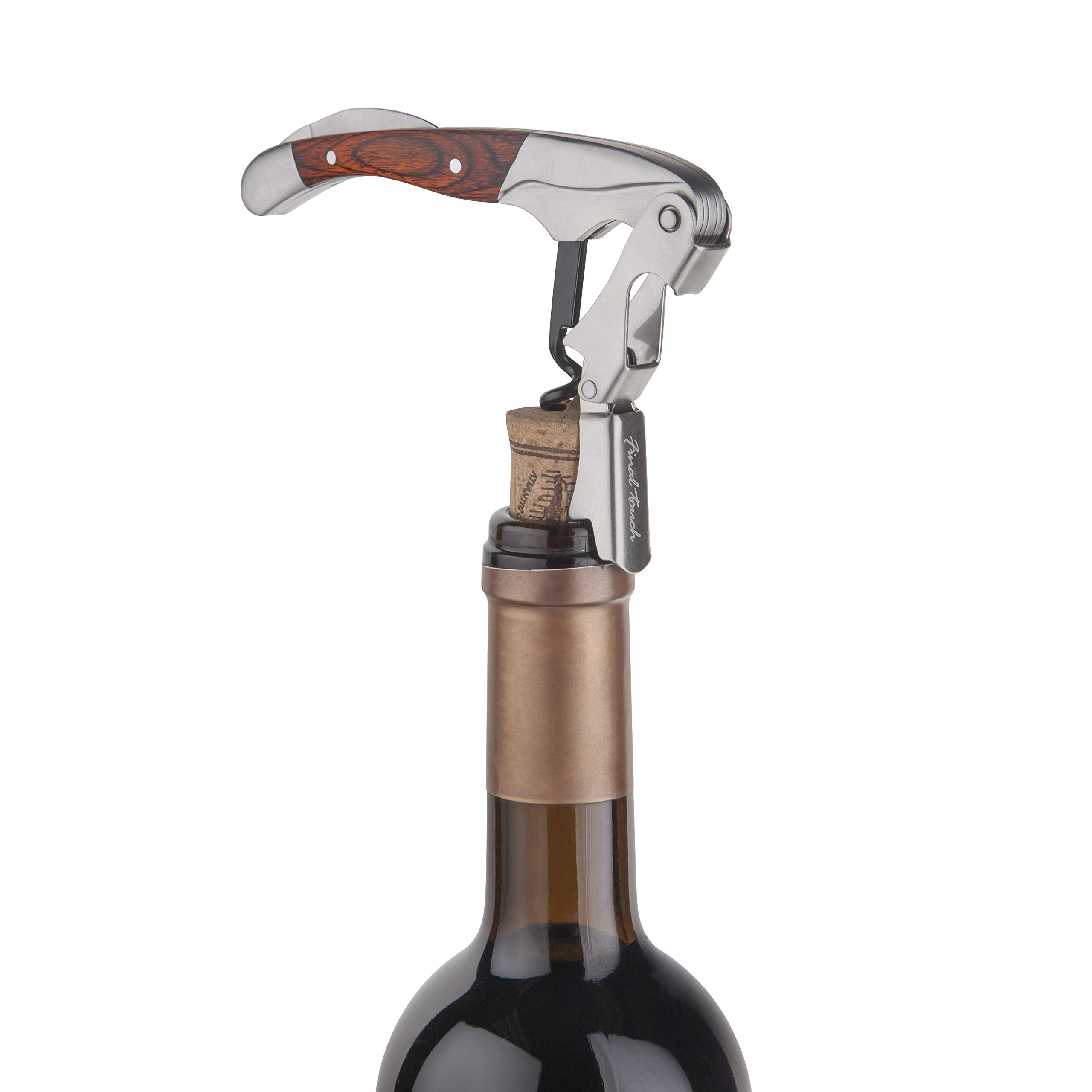 Final Touch Pro-Style Waiters Friend Corkscrew (Fta7112)