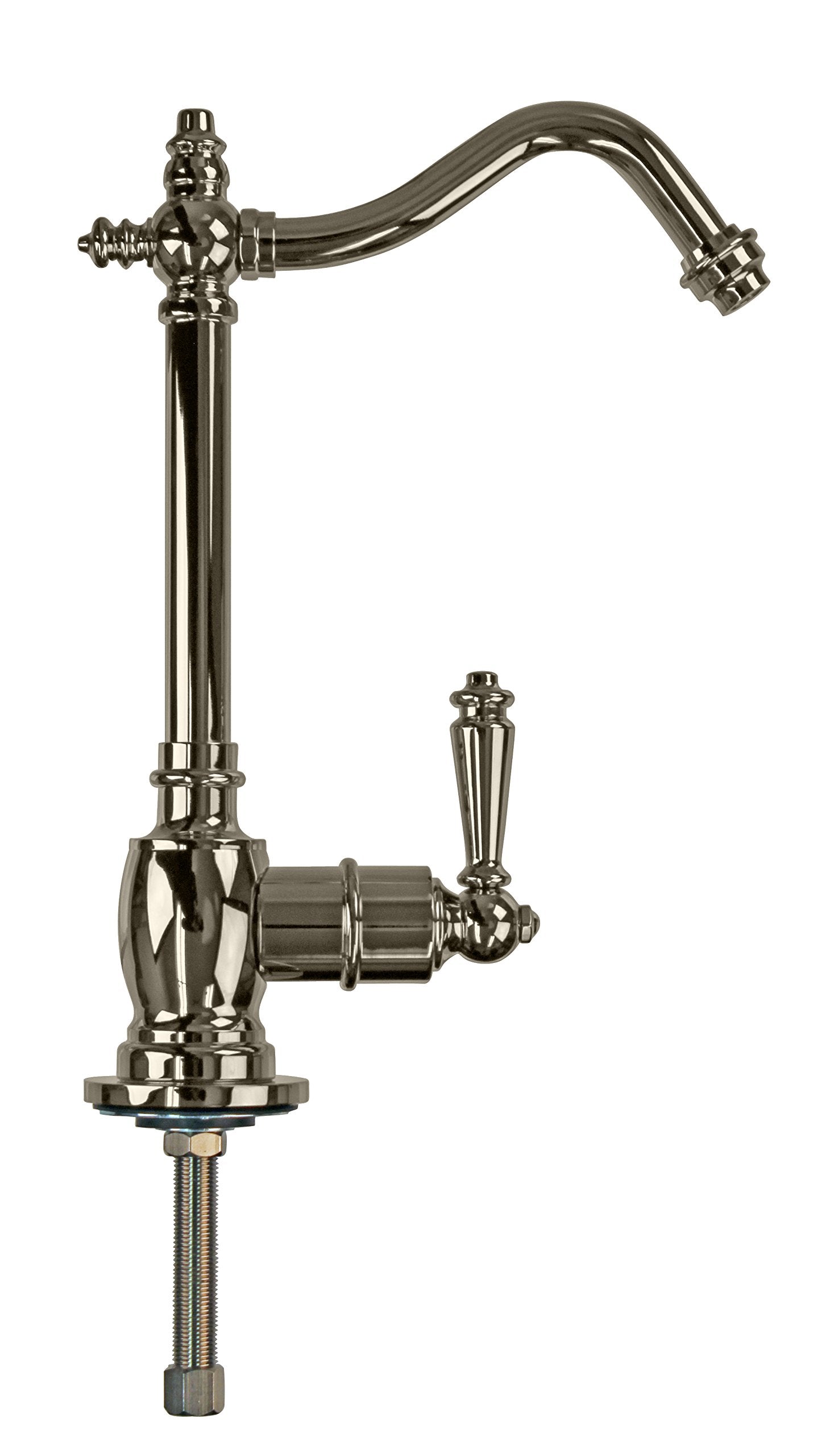 Westbrass D2035-Nl-05 9'' Victorian 1-Lever Handle Cold Water Dispenser Faucet, Polished Nickel