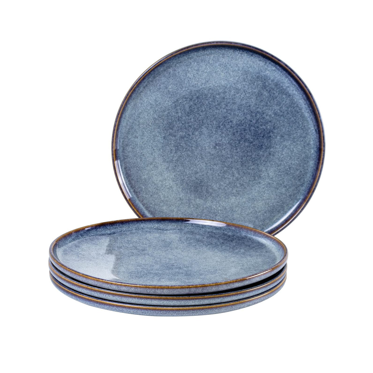 Unicasa Ceramic Large Dinner Plates - 11 Inch Dessert, Salad Plate Set Of 4 For Steak, Pasta, Dinnerware Sets, Scratch Resistant
