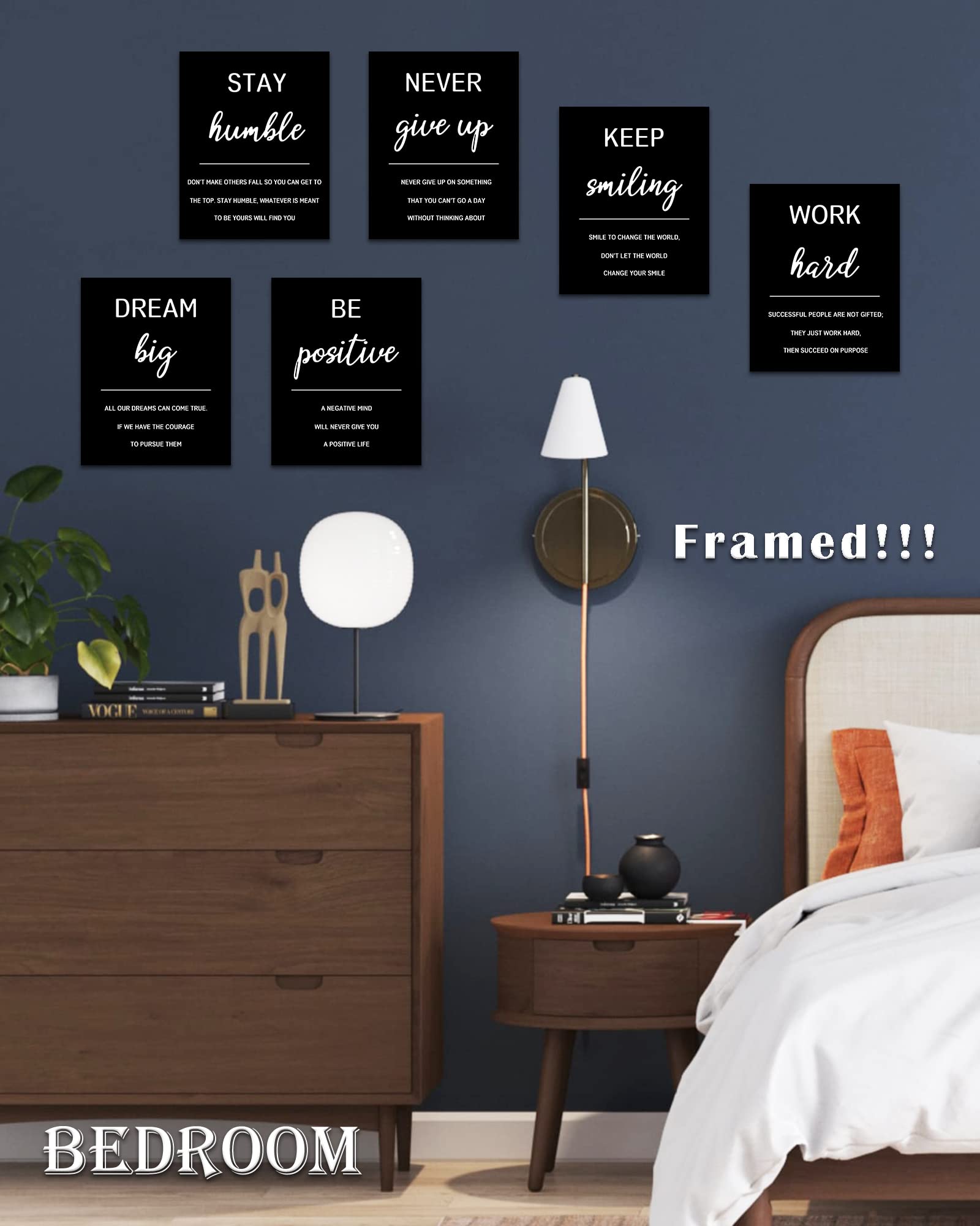 ???????????? Inspirational Office ???????????? Wall Art Motivational Wall Decor Quotes Wall Art For Living Room Encouraging Canv