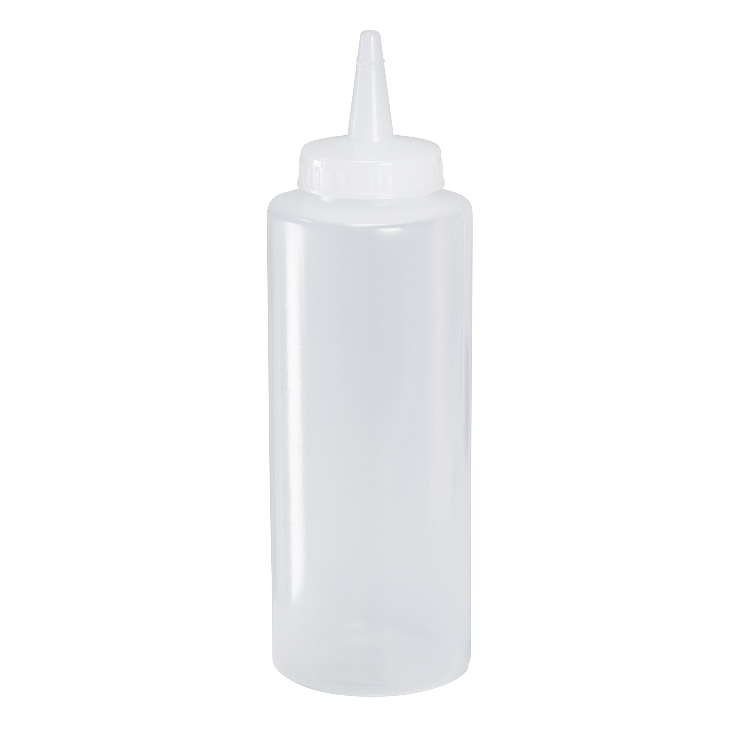 Kitchen Supply Company 12-Ounce Clear Squeeze Bottle With Precision Tip