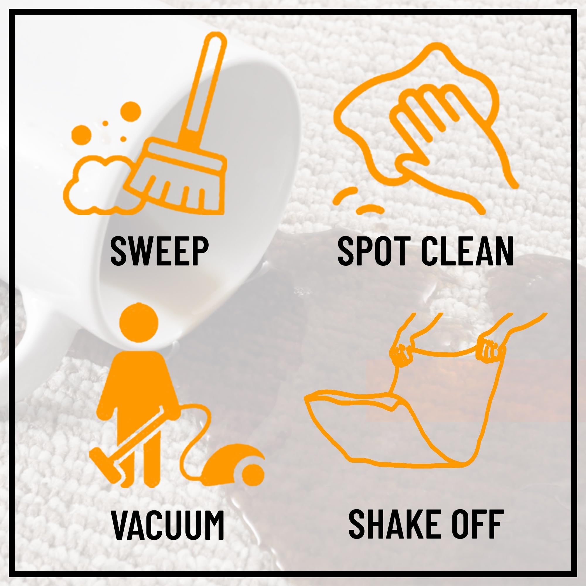 Ottomanson 3'3 x 5' Rugs for Living Room Trellis Area Rug for Bedroom - Non Slip Durable Large Floor Carpet for High Traffic Are