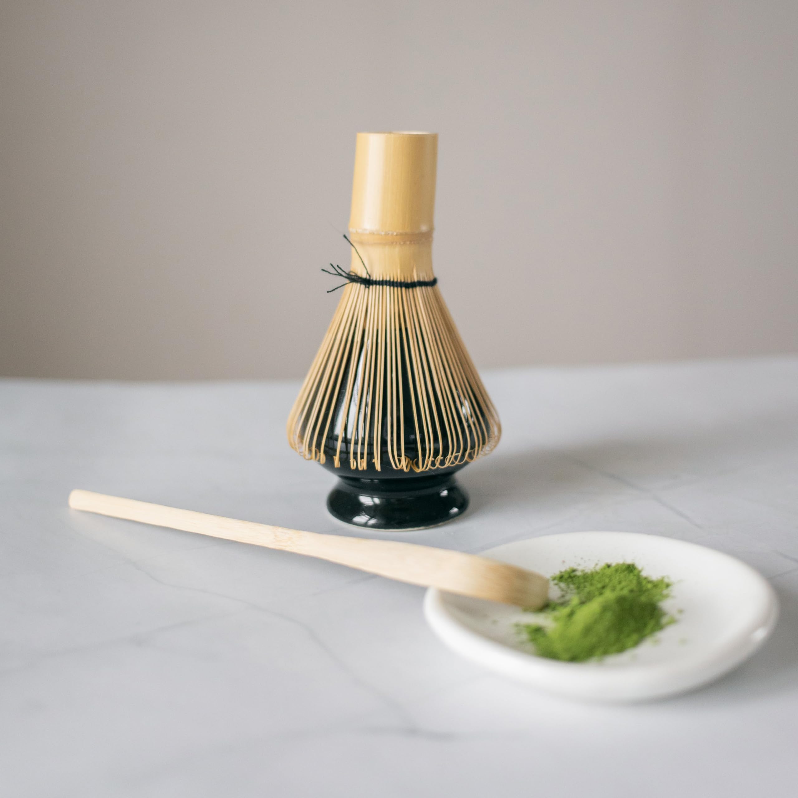 Aiyiciii Japanese Matcha Tea Set(7Pcs),Matcha Whisk Set-Matcha Whisk And Bowl, Whisk Holder, Matcha Scoop,The Perfect Matcha Sta