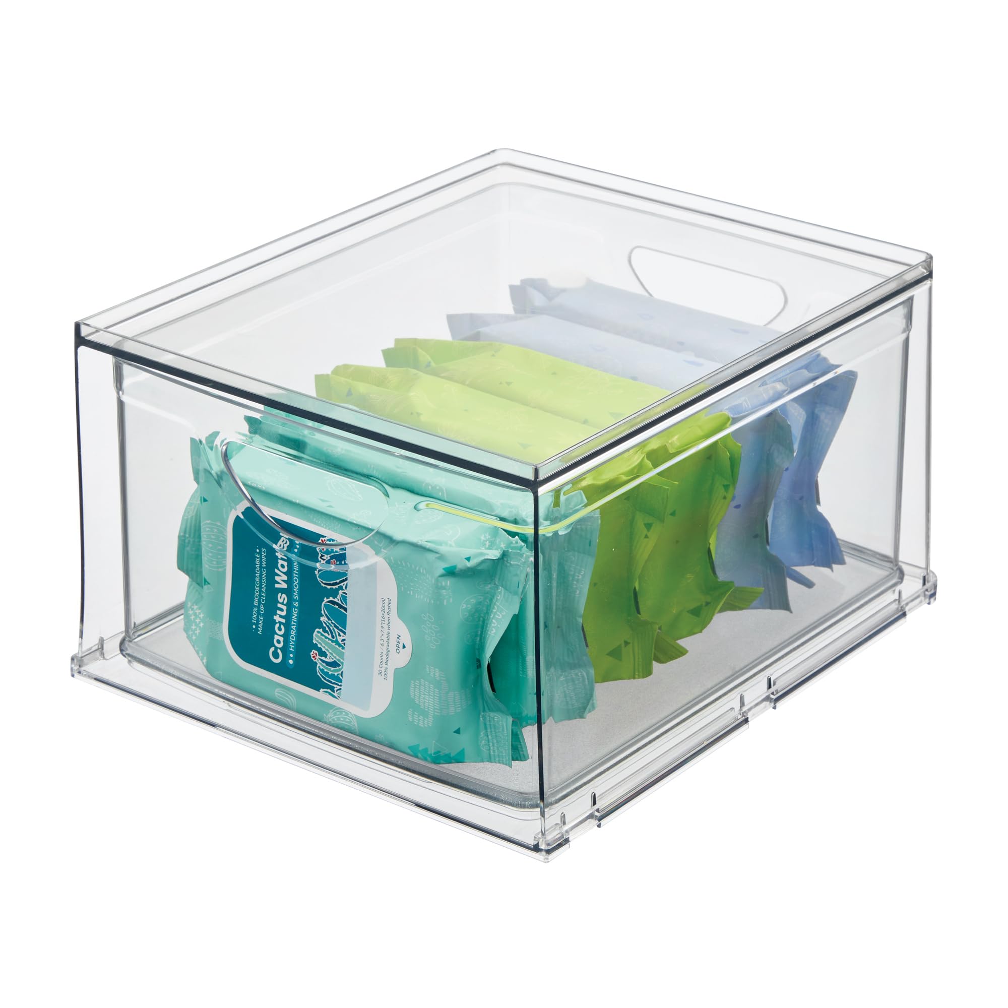 iDesign Stackable Storage Drawer, Clear