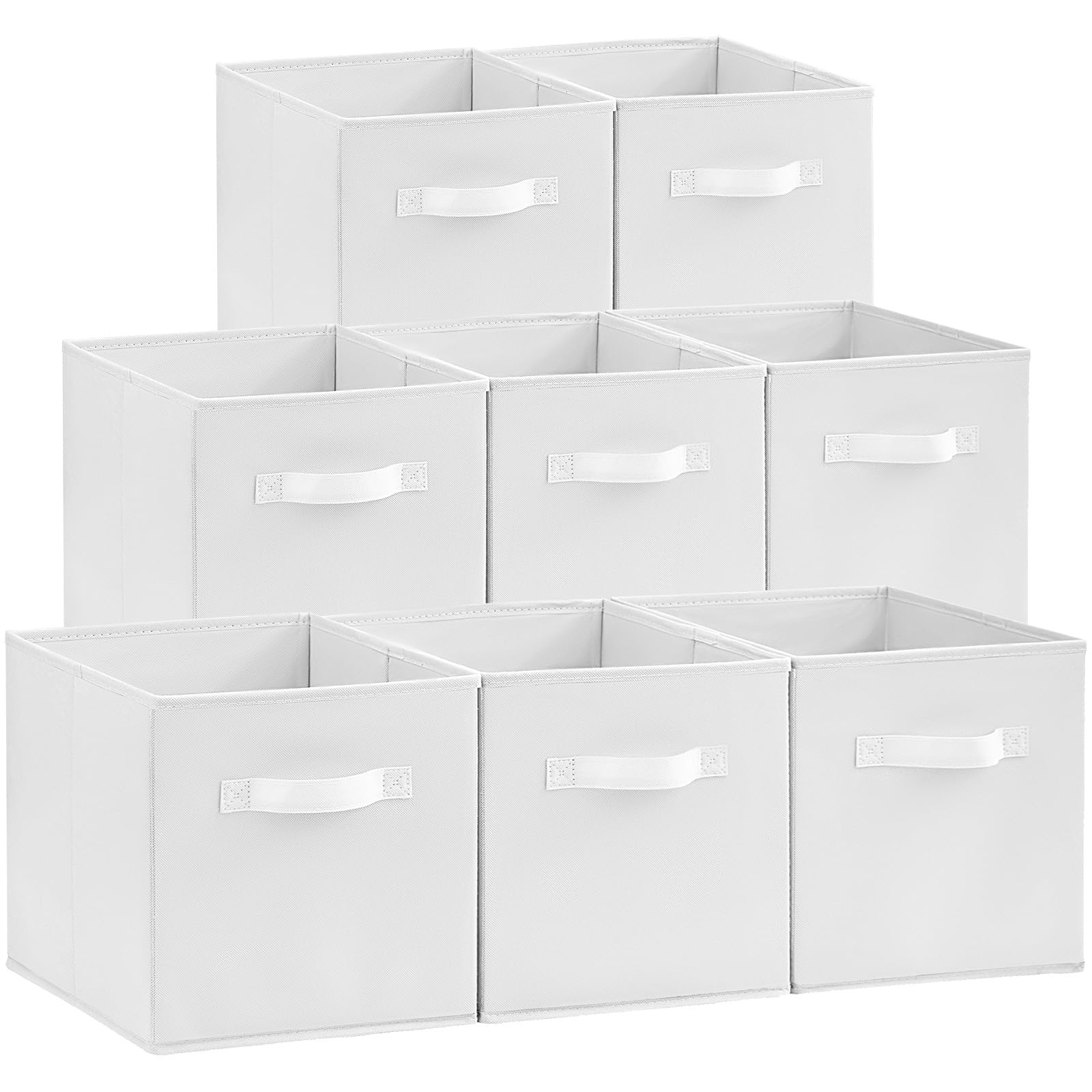 Lifewit 11 Inch Cube Storage Bins, Storage Cubes Foldable Medium Decorative Fabric Storage Baskets For Organizing Home Organizer