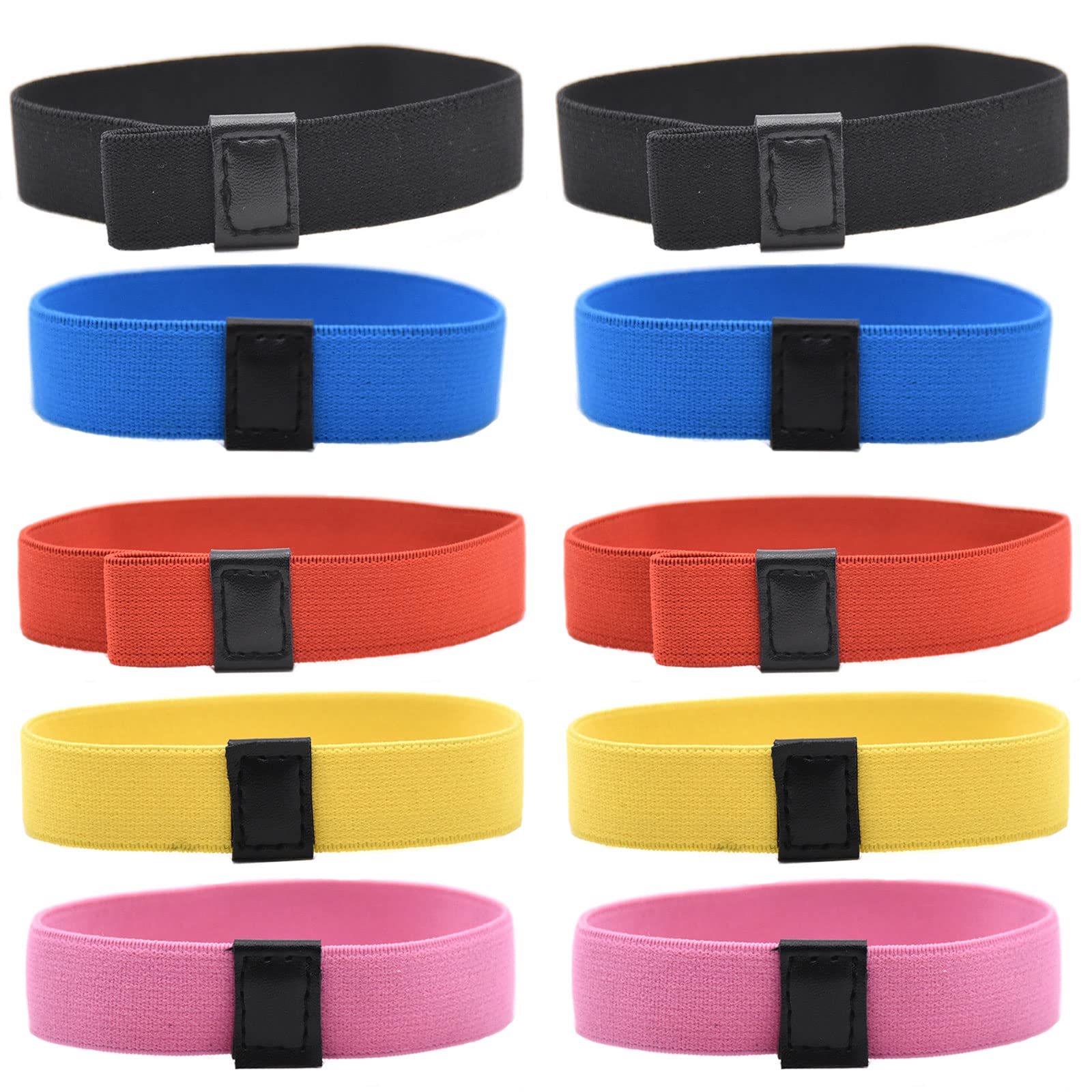 Hilsayum 10Pcs Lunch Box Elastic Belt Decorative Bento Straps Lunch Container Sealing Straps Elastic Belt For Camping Office