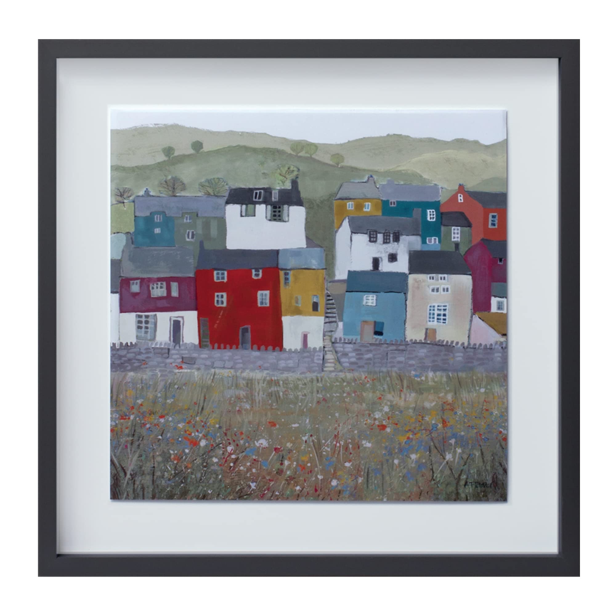 Framed House Print (Set Of 2)